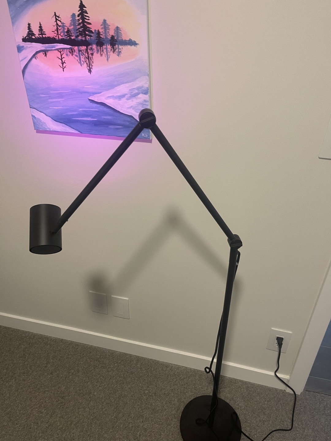 IKEA NYMÅNE Floor Lamp - Anthracite - photo 4