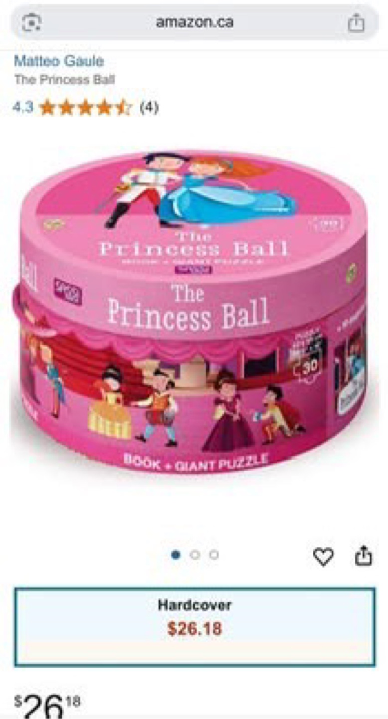 Matteo Gaule The Princess Ball Book and Giant Puzzle - photo 2
