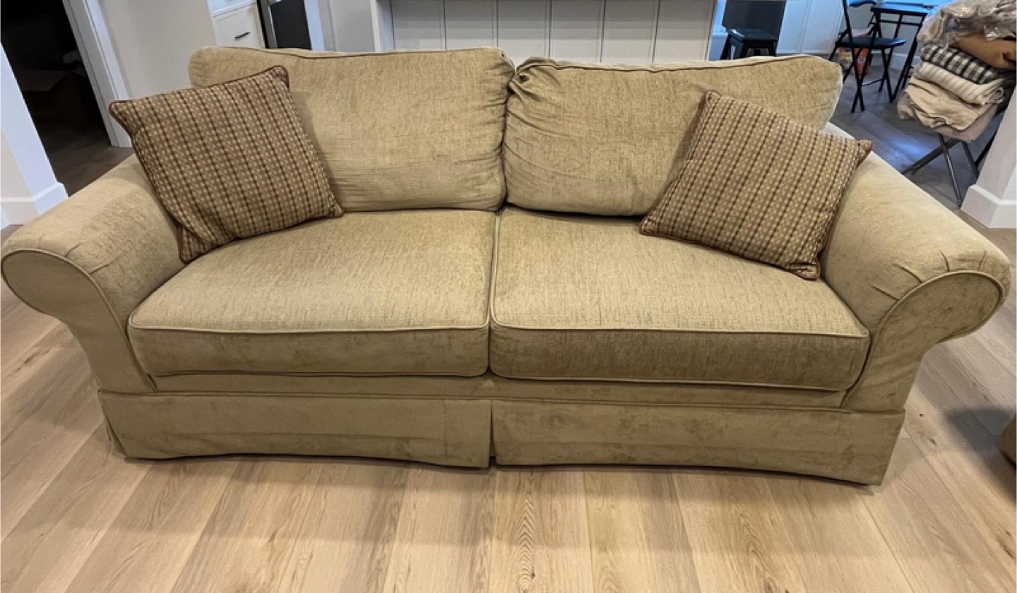 Beige Sofa and Loveseat Set - photo 3