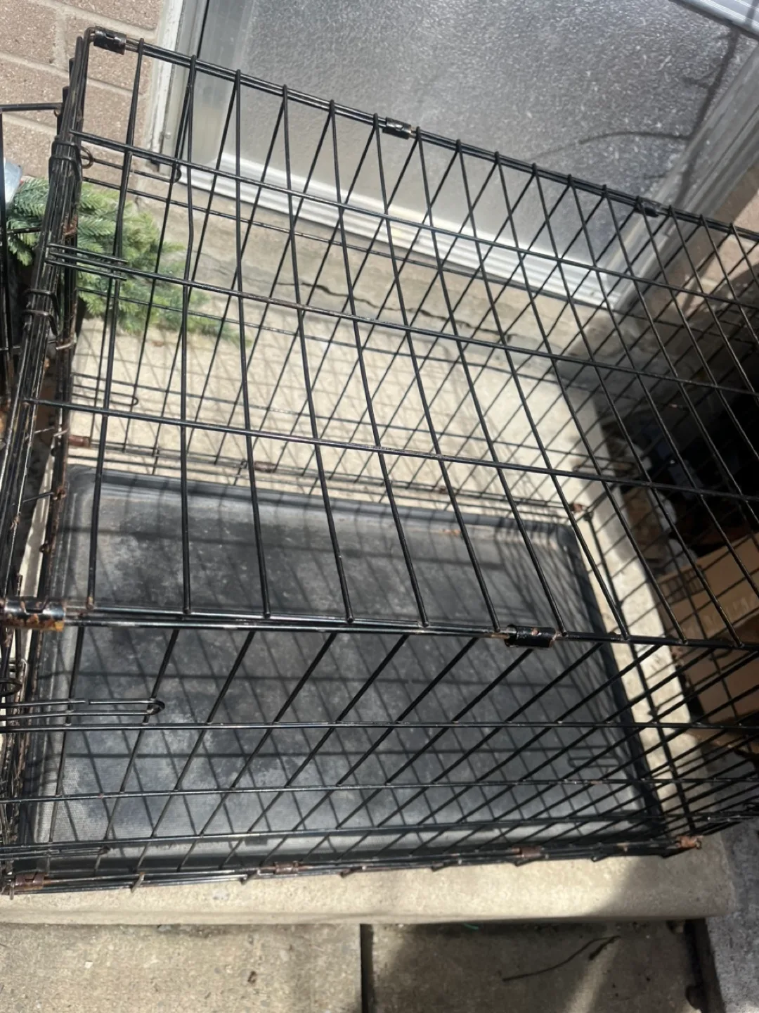 Black wire dog crate image indicator(2)