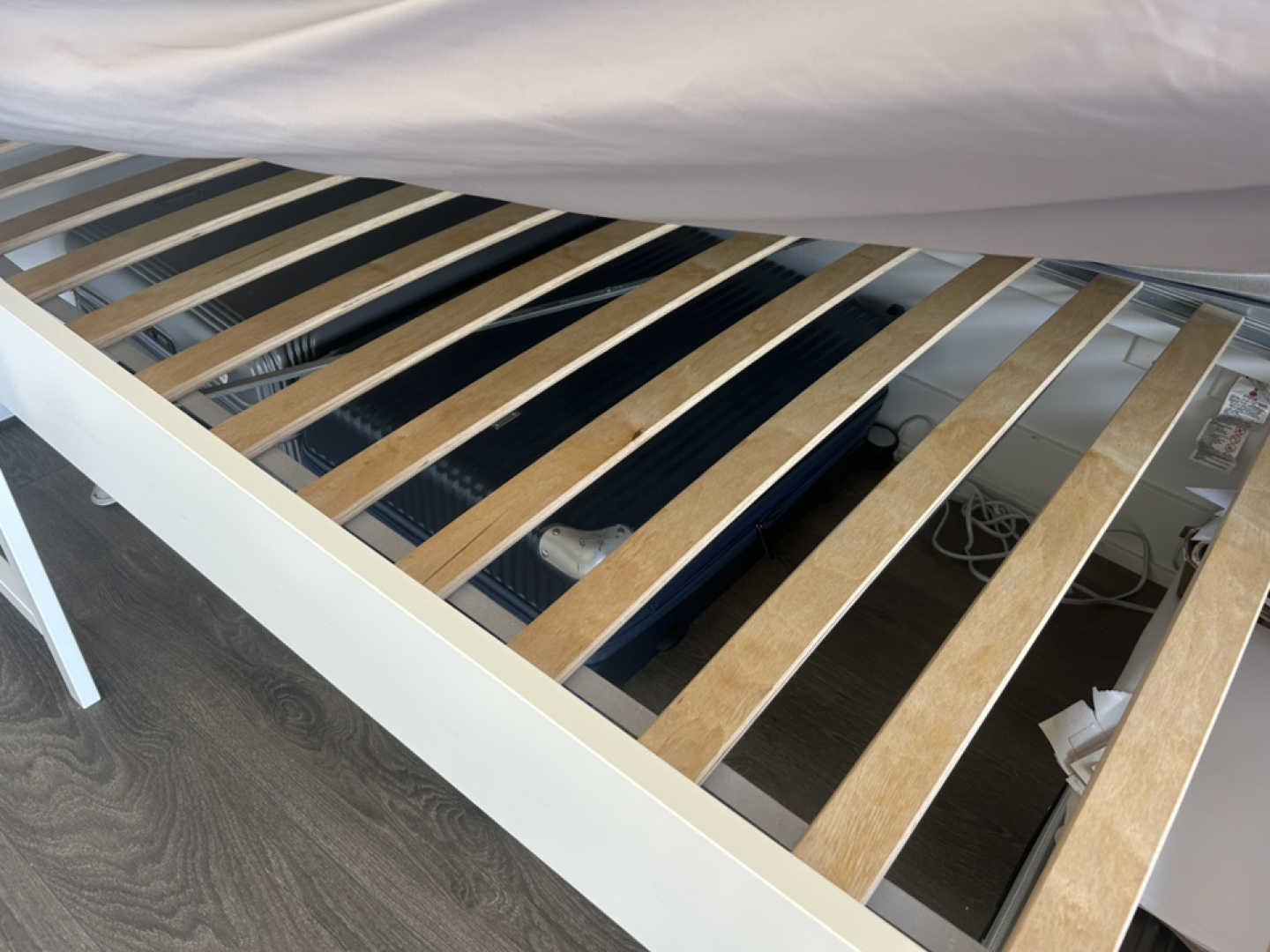 IKEA SLÄKT Twin Size Bed Frame - White - photo 2