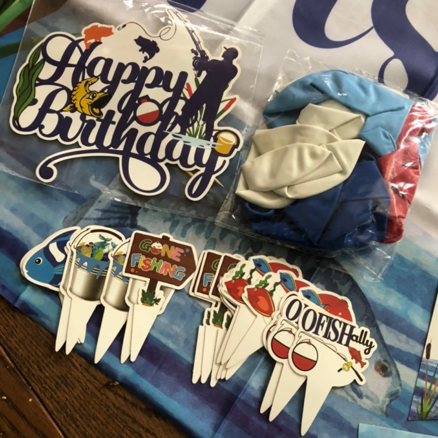 Gone Fishing Birthday Party Decorations image indicator(2)