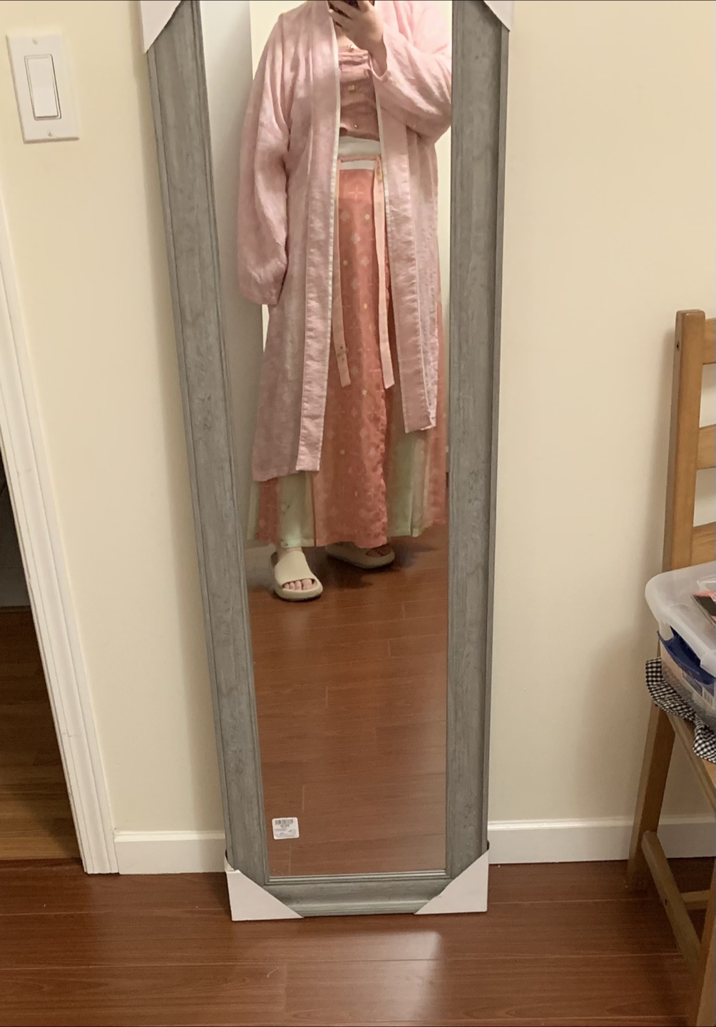 Pink Hanfu Set - plus size Chinese traditional clothing