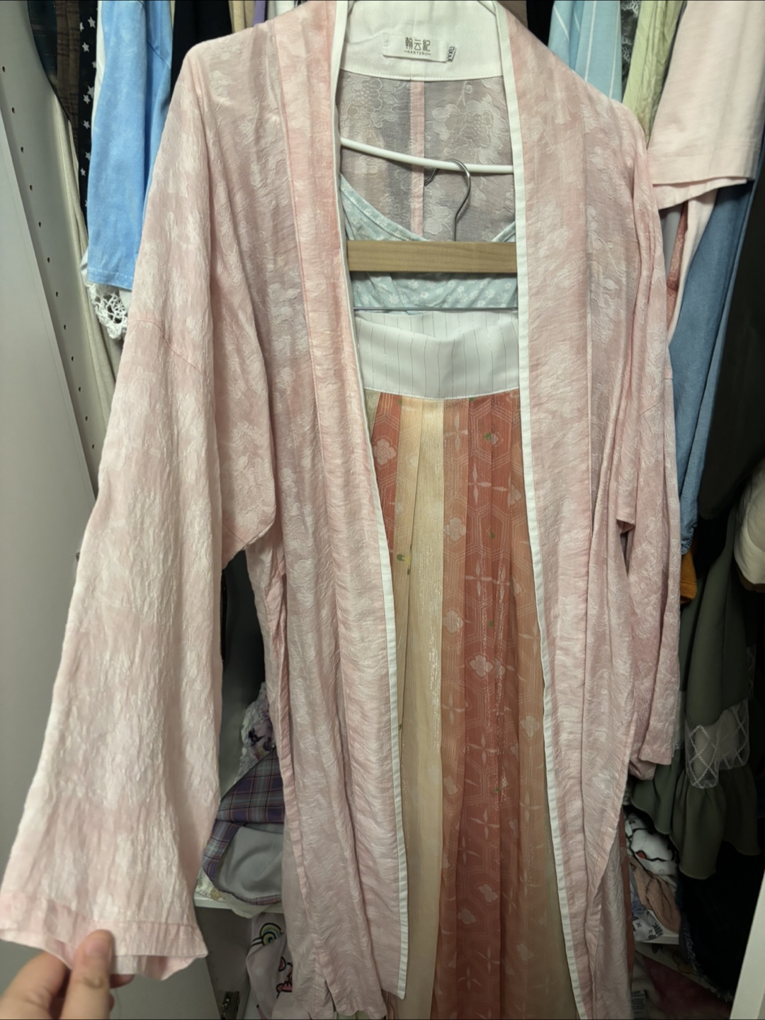 Pink Hanfu Set - plus size Chinese traditional clothing - photo 5