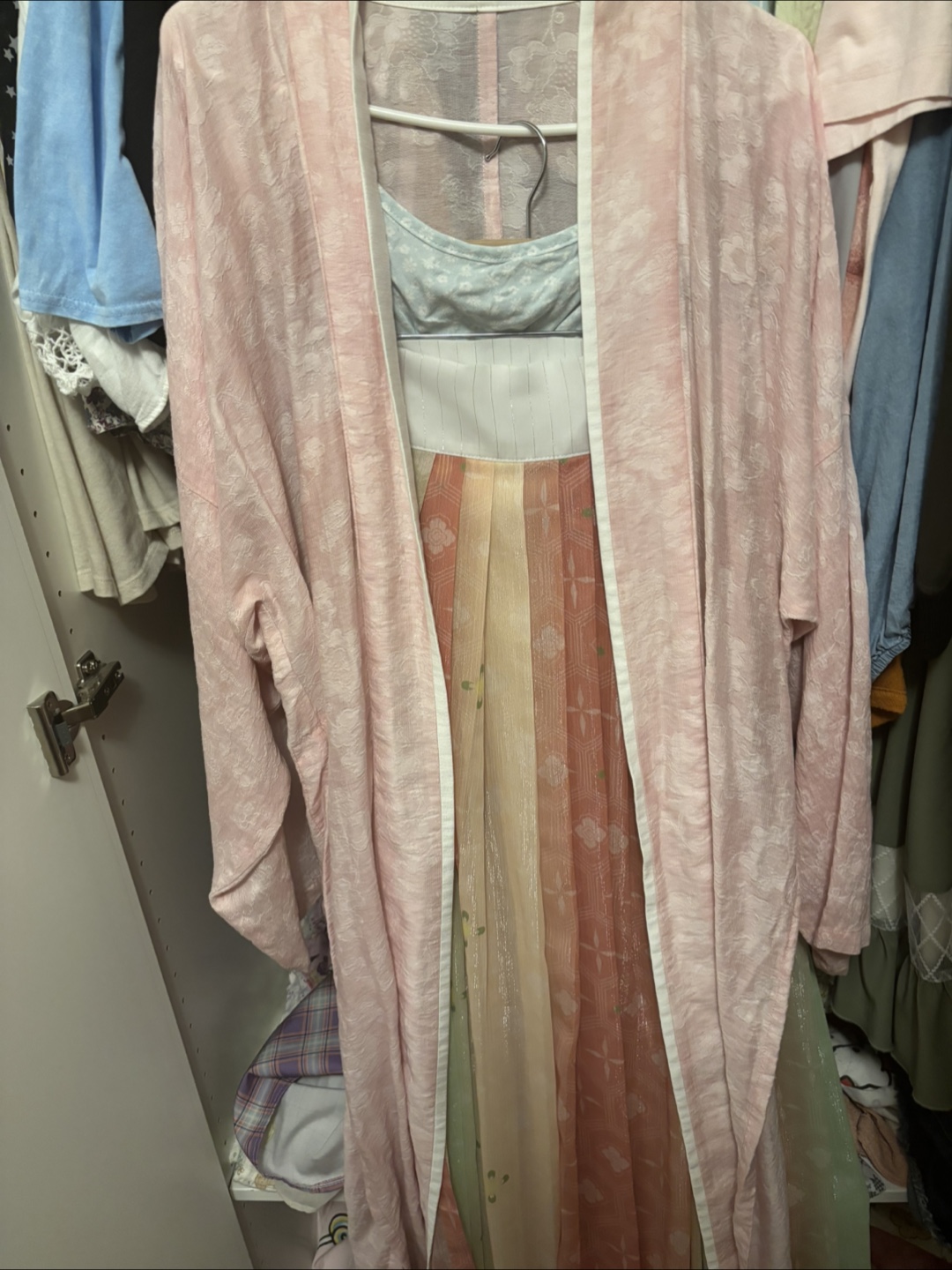 Pink Hanfu Set - plus size Chinese traditional clothing - photo 4