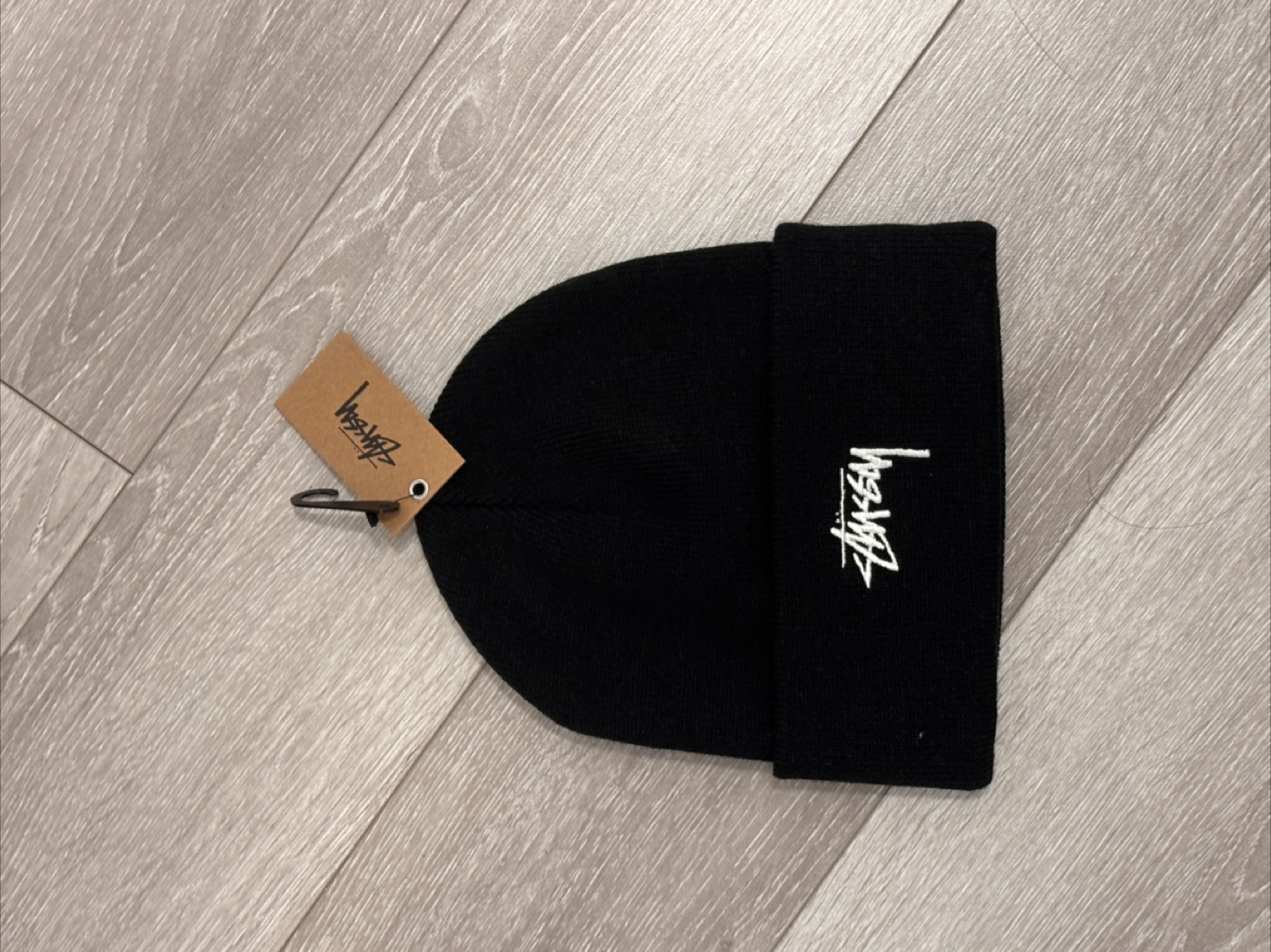 [brand new] Stüssy Black Cuff Beanie