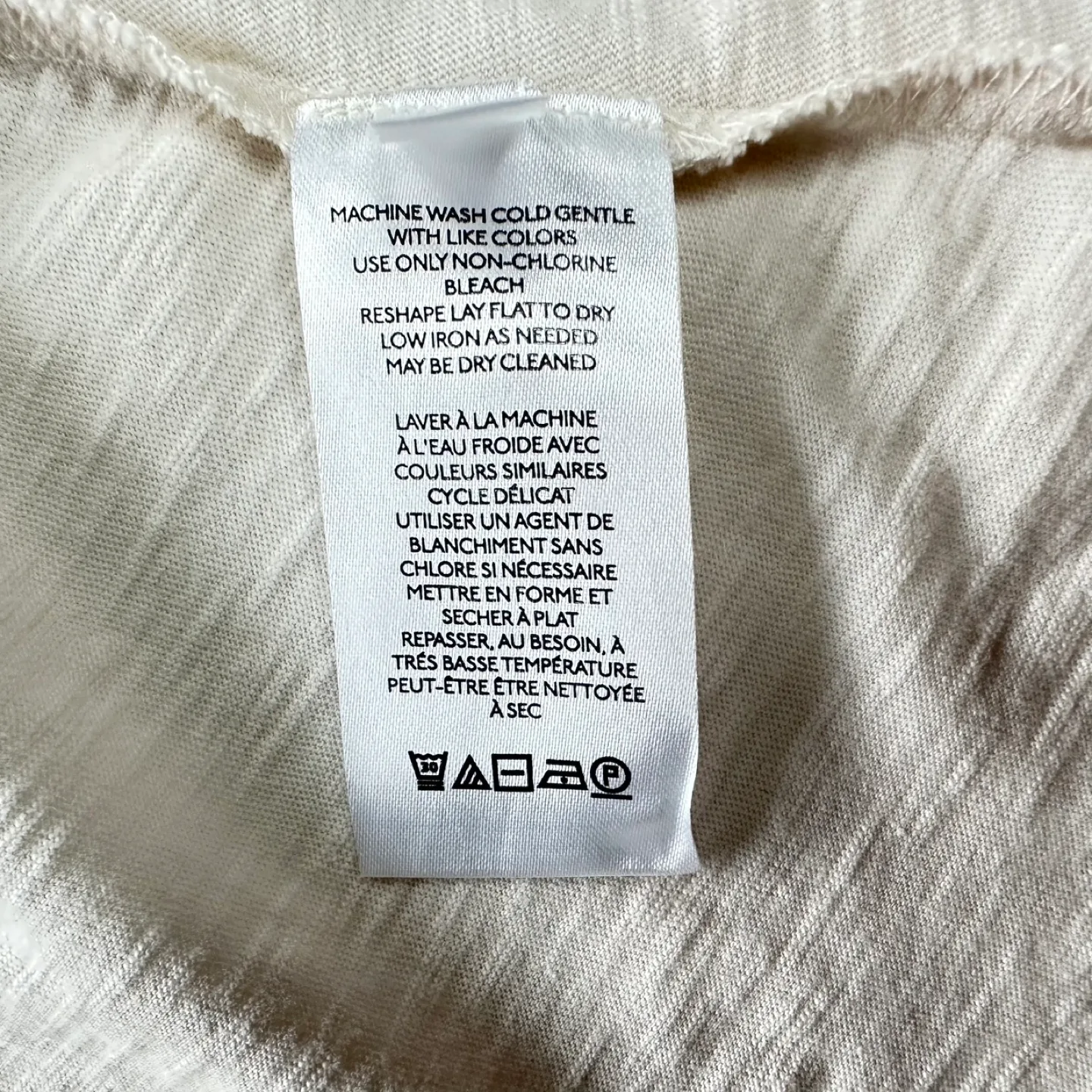 Anthropologie Pilcro Small Off-White Sleeveless Twist Back Top image indicator(9)