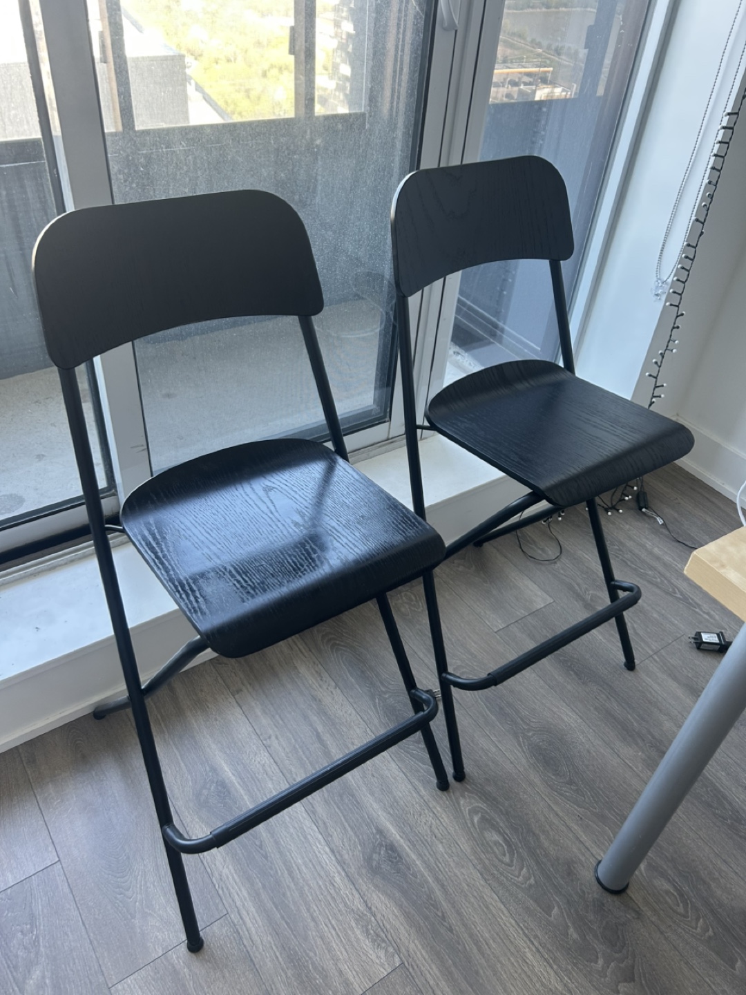 IKEA FRANKLIN Bar Stool - Black