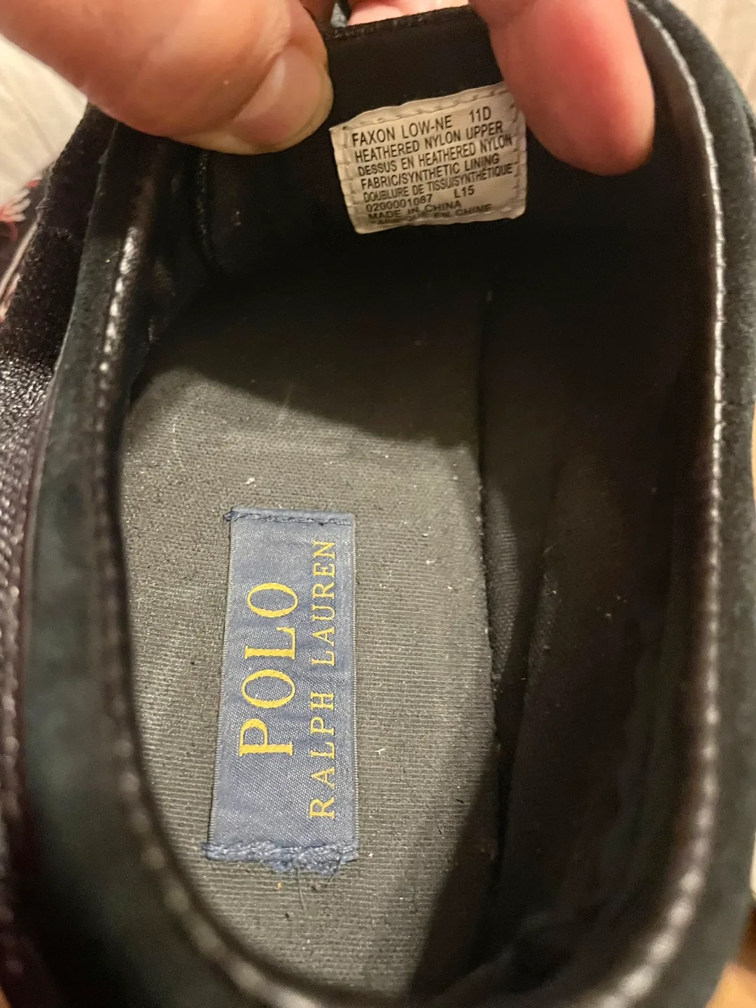 Men's Polo Ralph Lauren Faxon Low Sneakers - Size 11 image indicator(4)