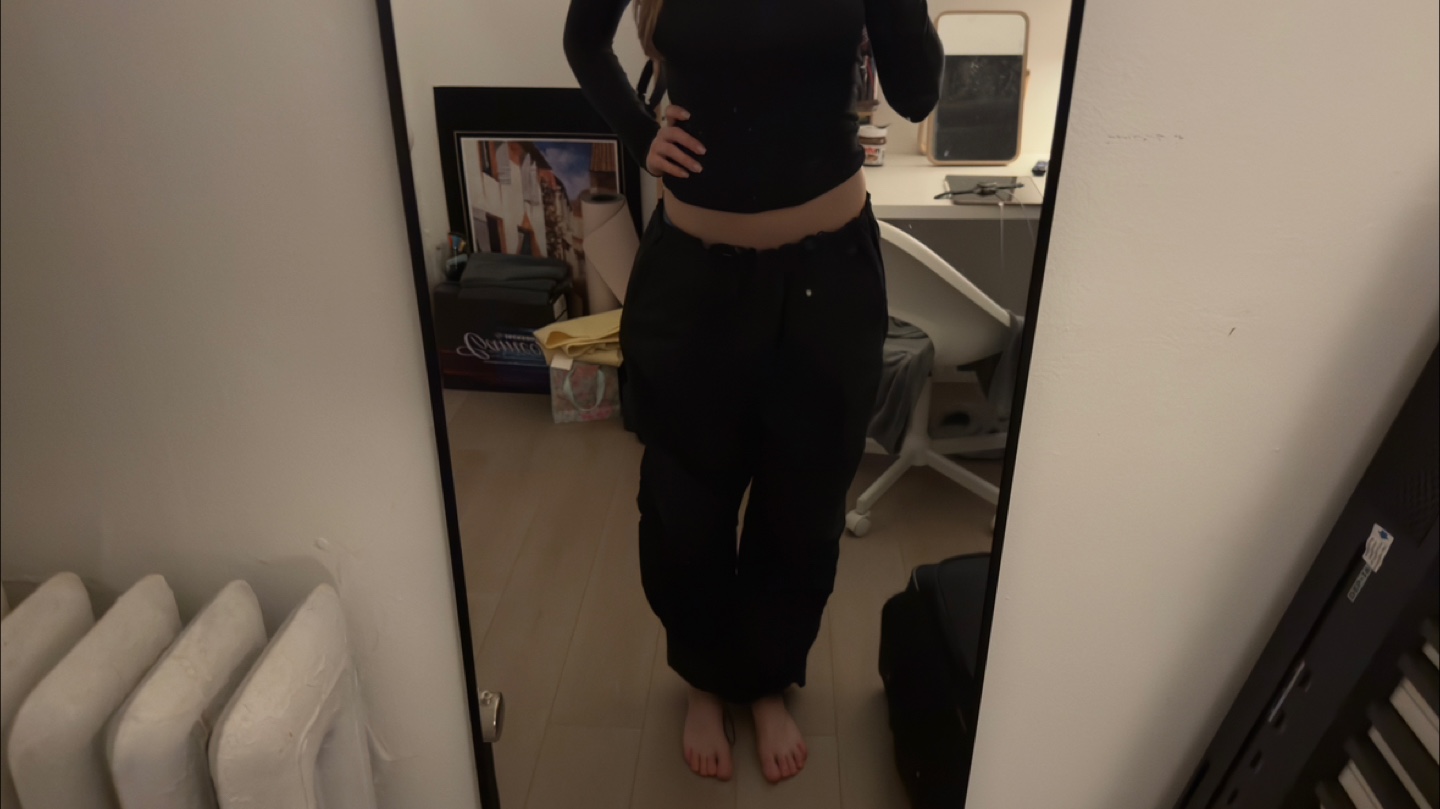 Garage Black Cargo Pants Sz L
