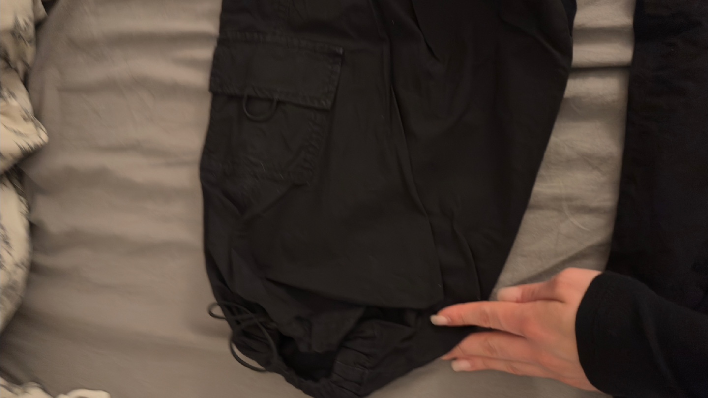 Garage Black Cargo Pants Sz L - photo 4
