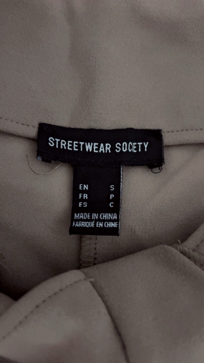 Streetwear Society Brown Bell Bottom Pants - Size Small - photo 3