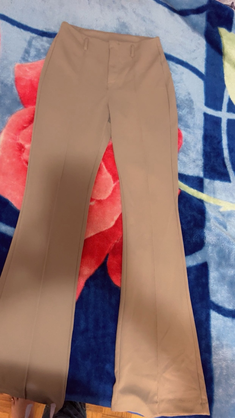 Streetwear Society Brown Bell Bottom Pants - Size Small
