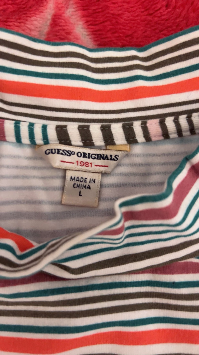 Guess Originals Striped Crop Top Size L - photo 2