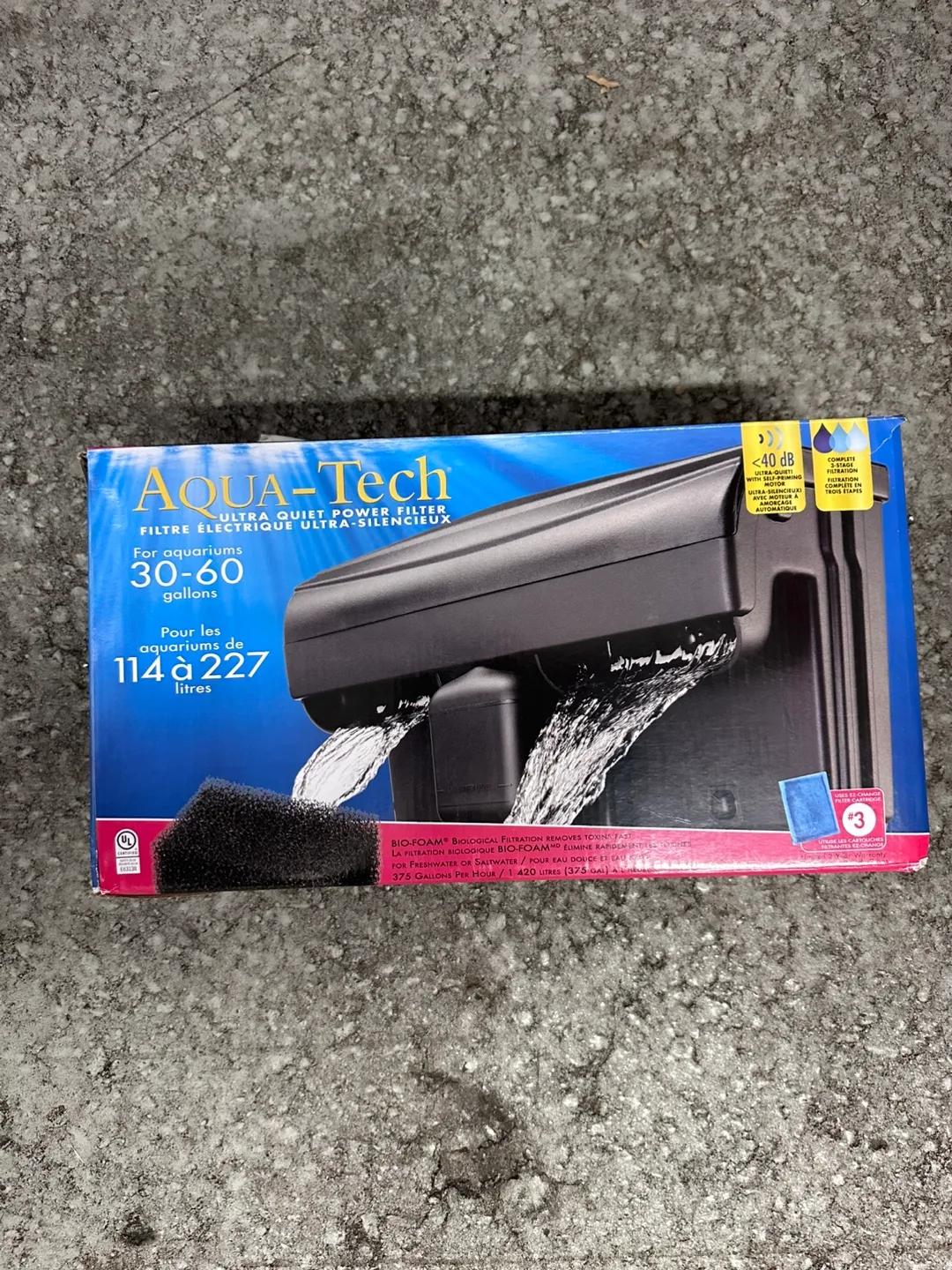 Aqua-Tech 3060 Power Filter for 30-60 Gallon Aquariums thumbnail