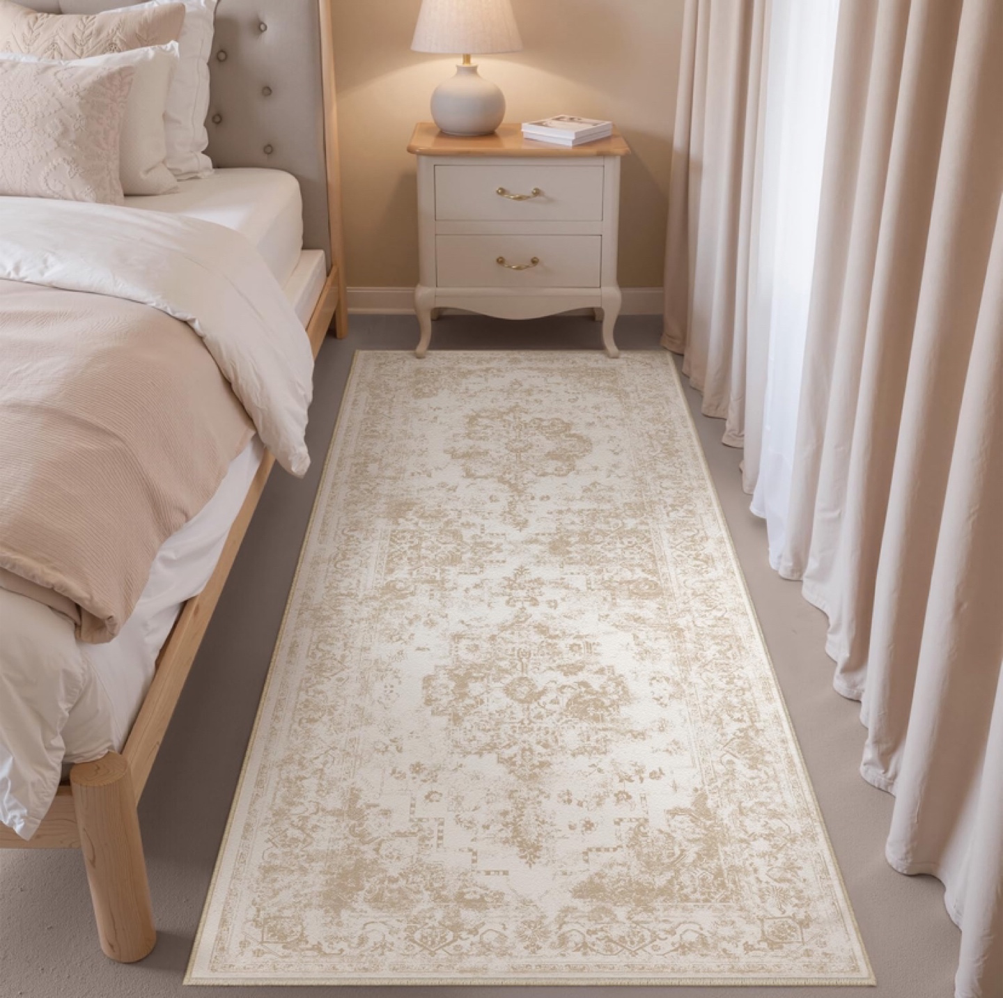 3x10 Beige Runner Rug - New
