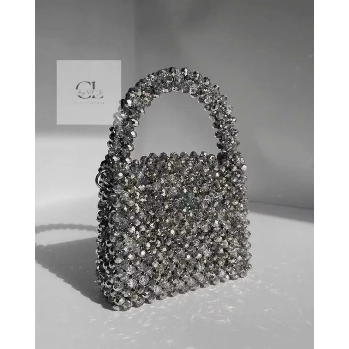 Handmade Beaded Mini Handbag thumbnail