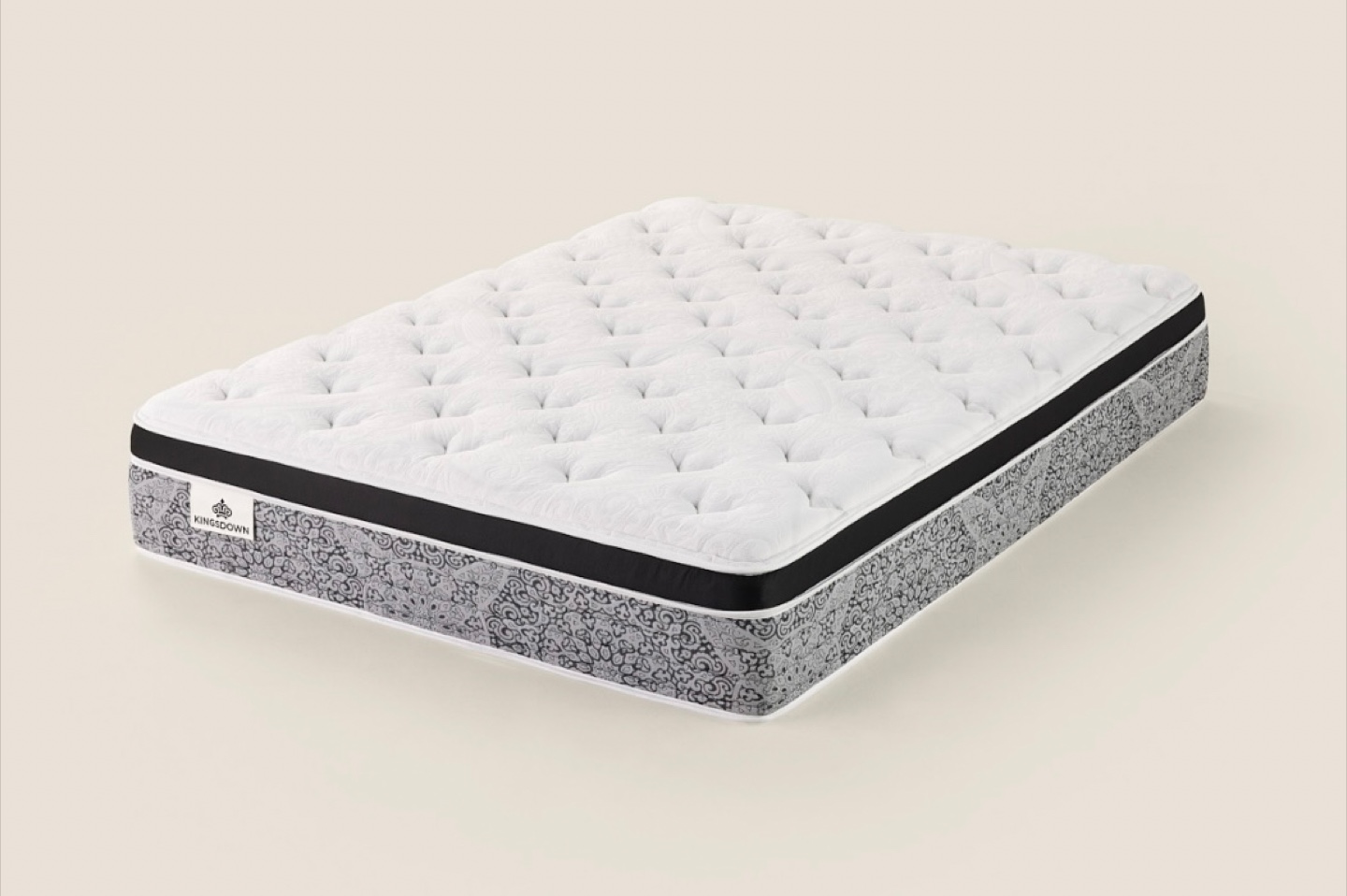 White Metal Double Bed Frame - photo 2