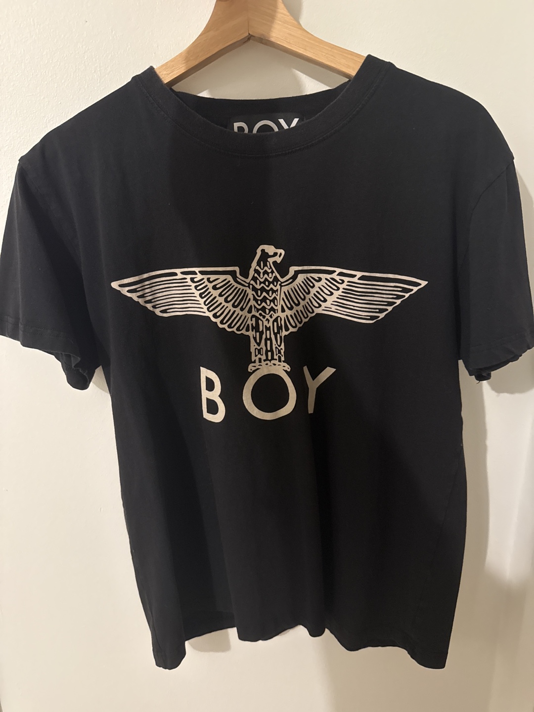 Unisex BOY London Black Eagle T-Shirt Size Small