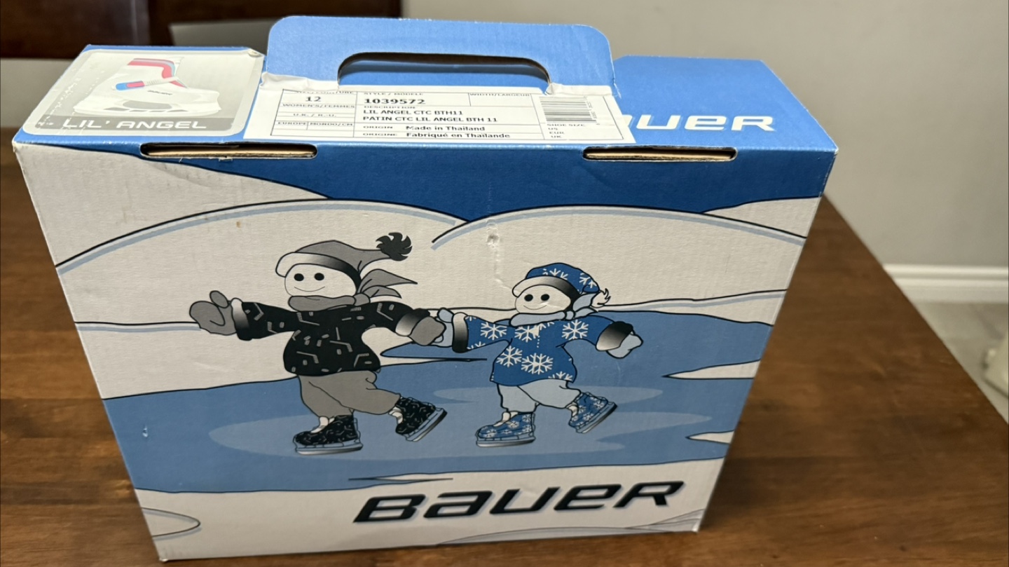 Bauer Lil' Angel Figure Skates - Size 12 - photo 3