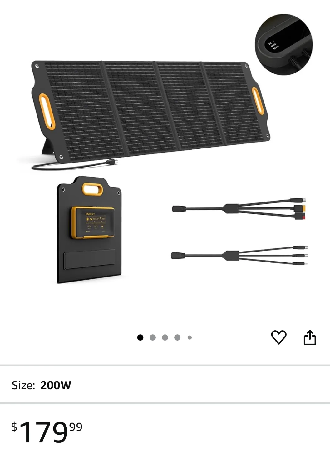 Powerness SolarX Pro 120 Foldable Solar Panel 120W thumbnail