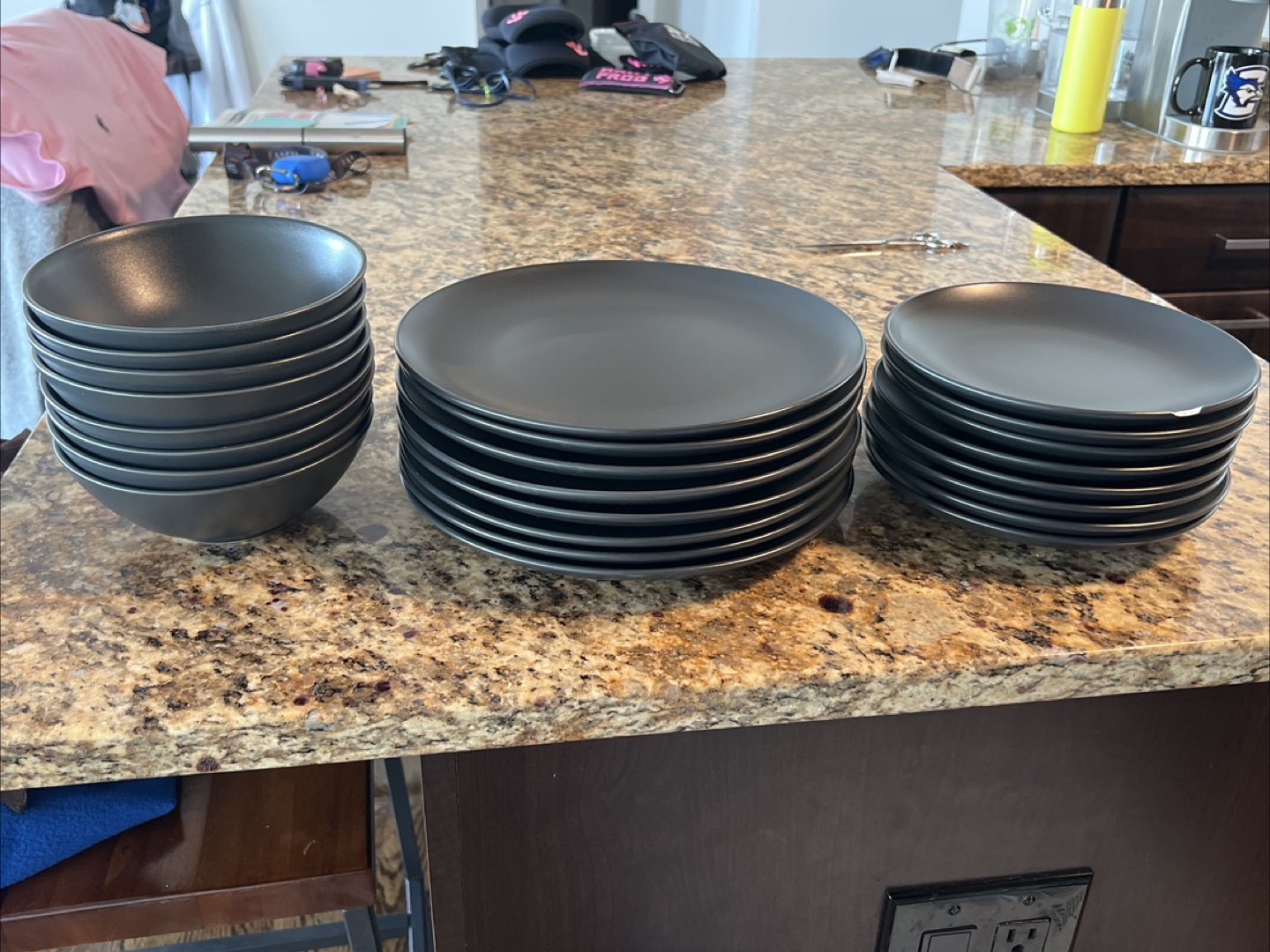 IKEA Stoneware Dinnerware Set - Bowls and Plates