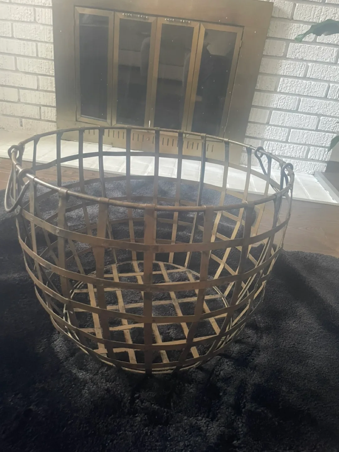 Large Metal Gold Basket image indicator(2)