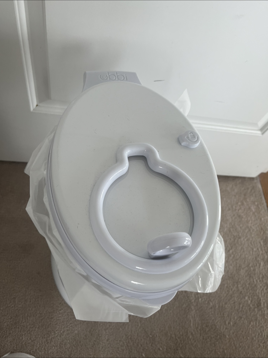 Ubbi Diaper Pail - White - photo 3