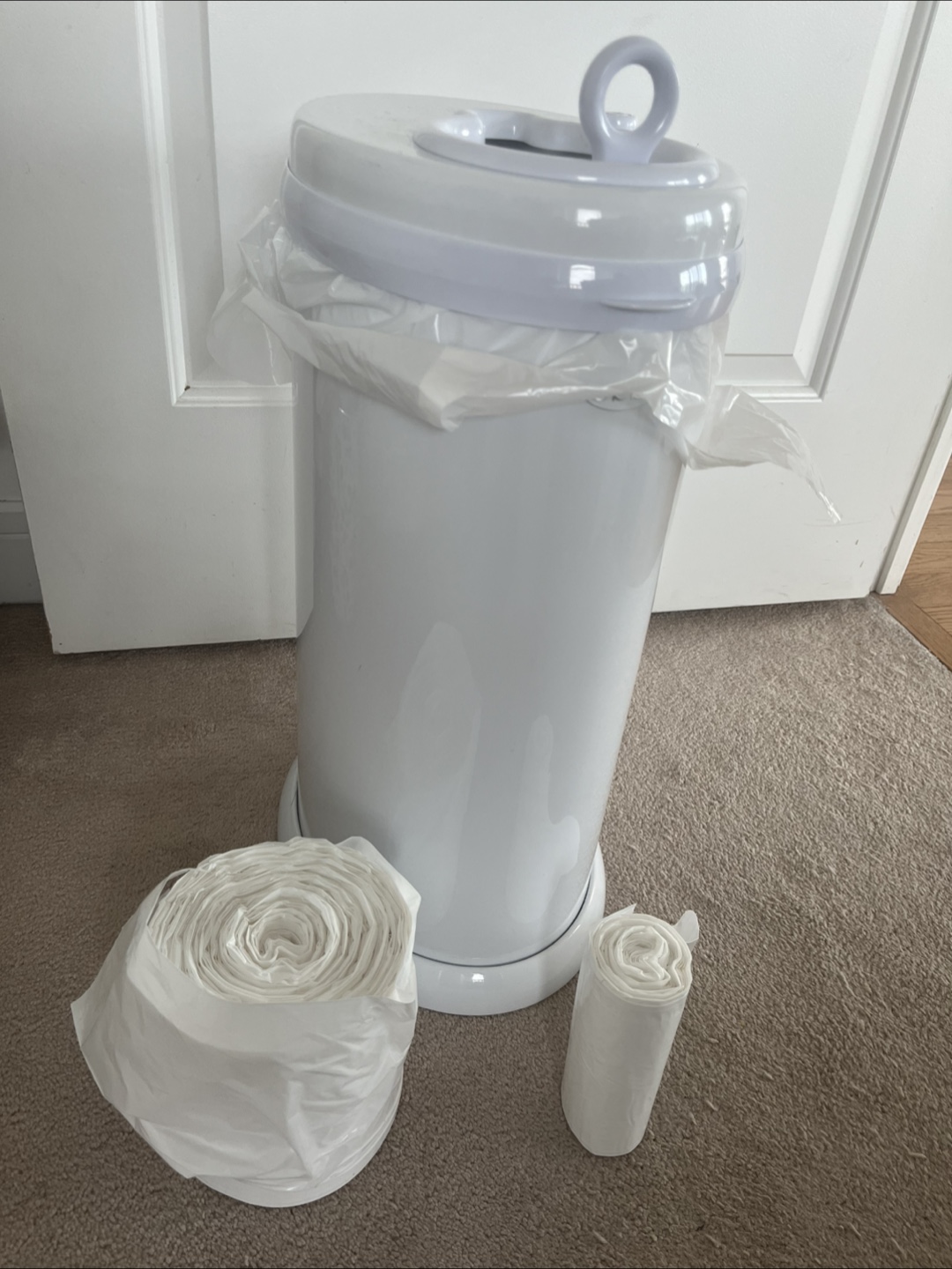 Ubbi Diaper Pail - White