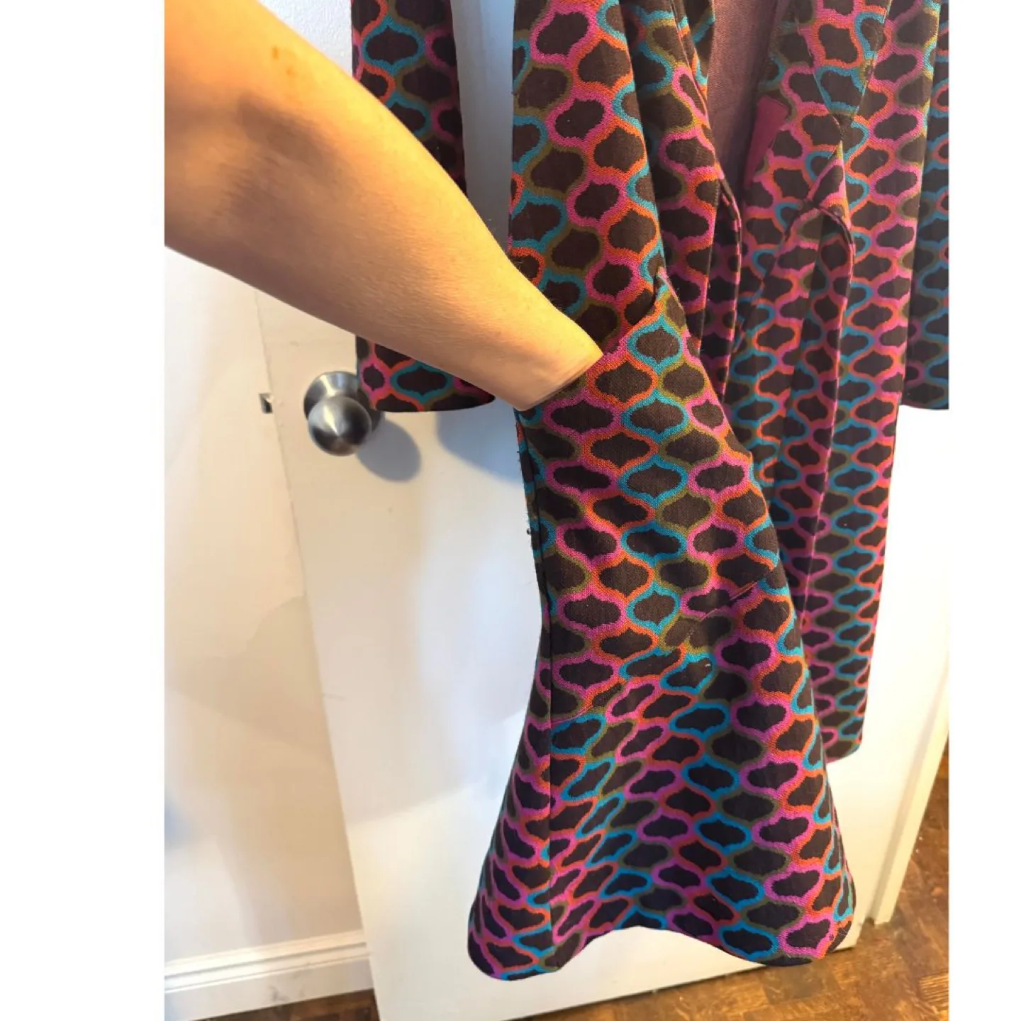 Bergstrom XS Hooded Jacket - Multicoloured Geometric Pattern image indicator(2)