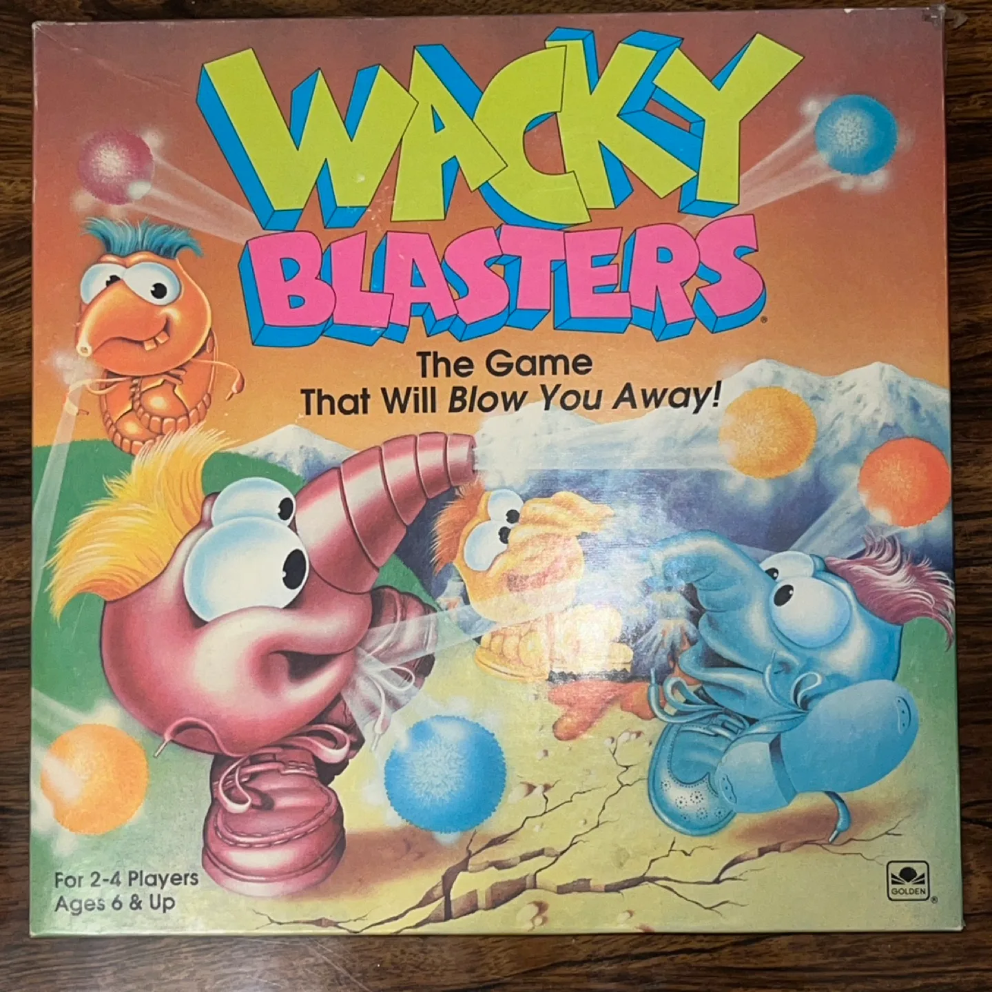 Vintage Wacky Blasters Board Game Complete thumbnail