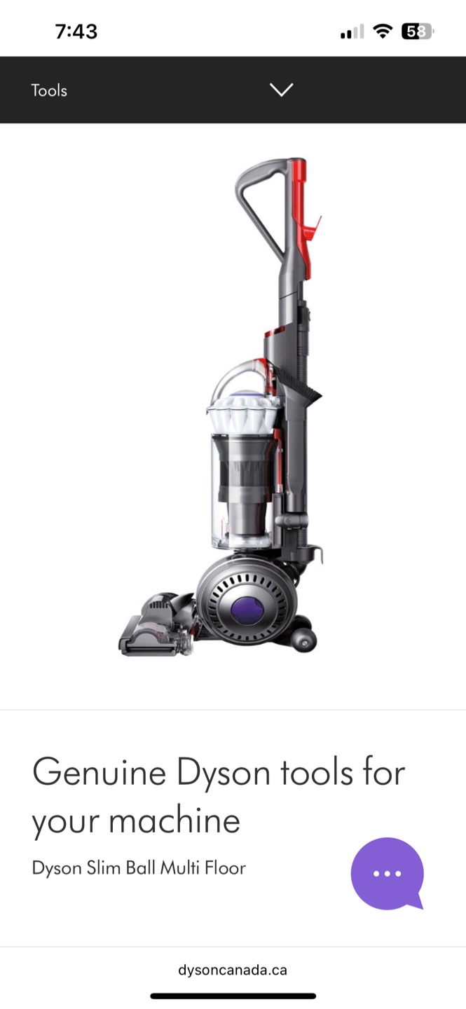 Dyson Slim Ball Multi Floor Vacuum Cleaner