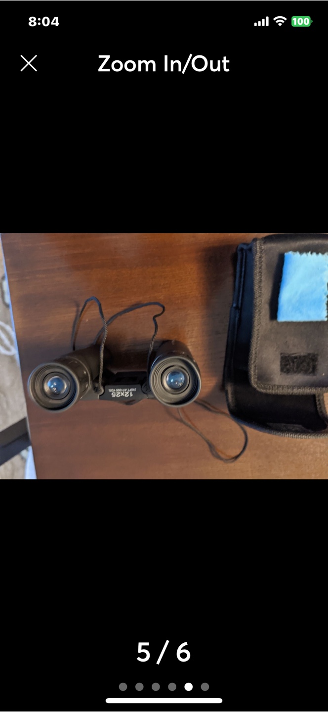 Bushnell 10x25 Binoculars with Case - photo 5