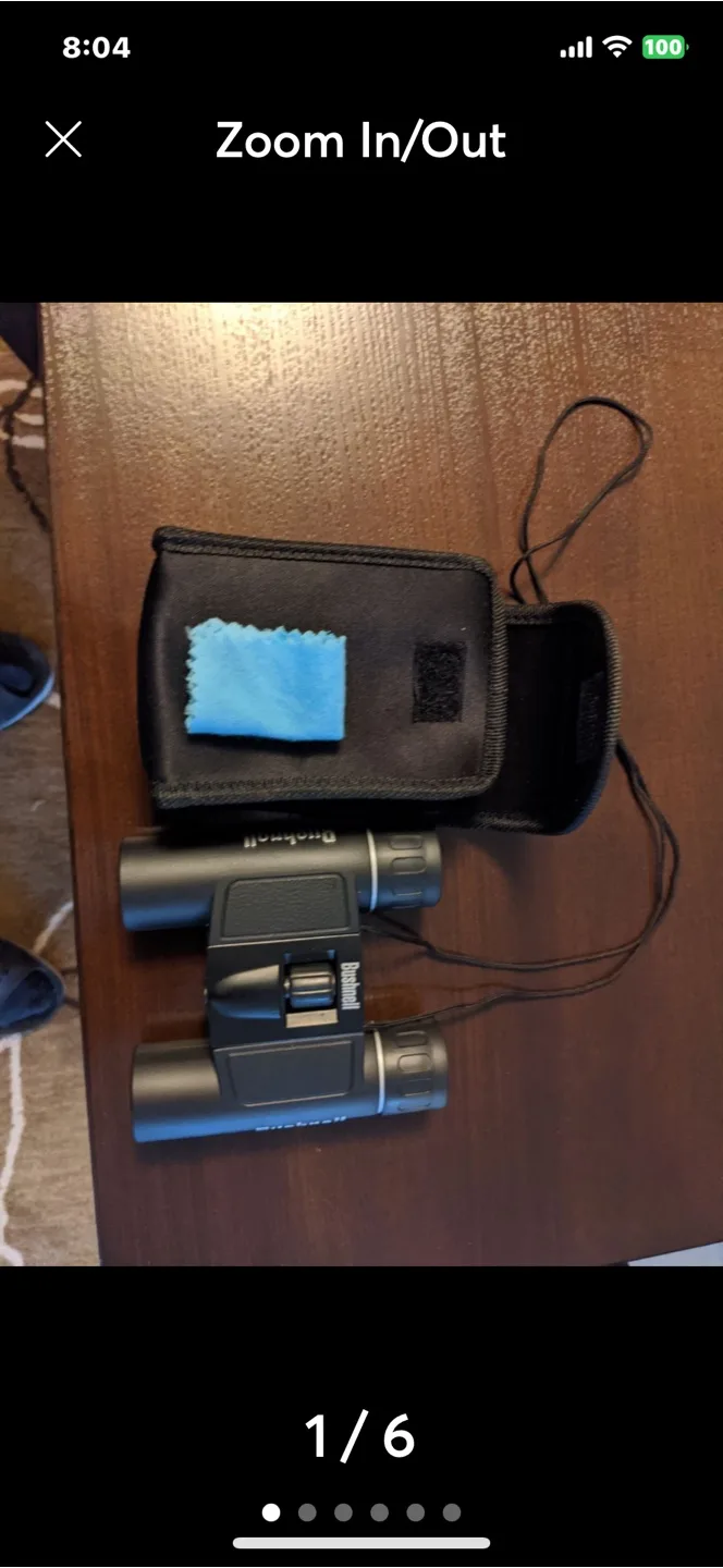 Bushnell 10x25 Binoculars with Case thumbnail
