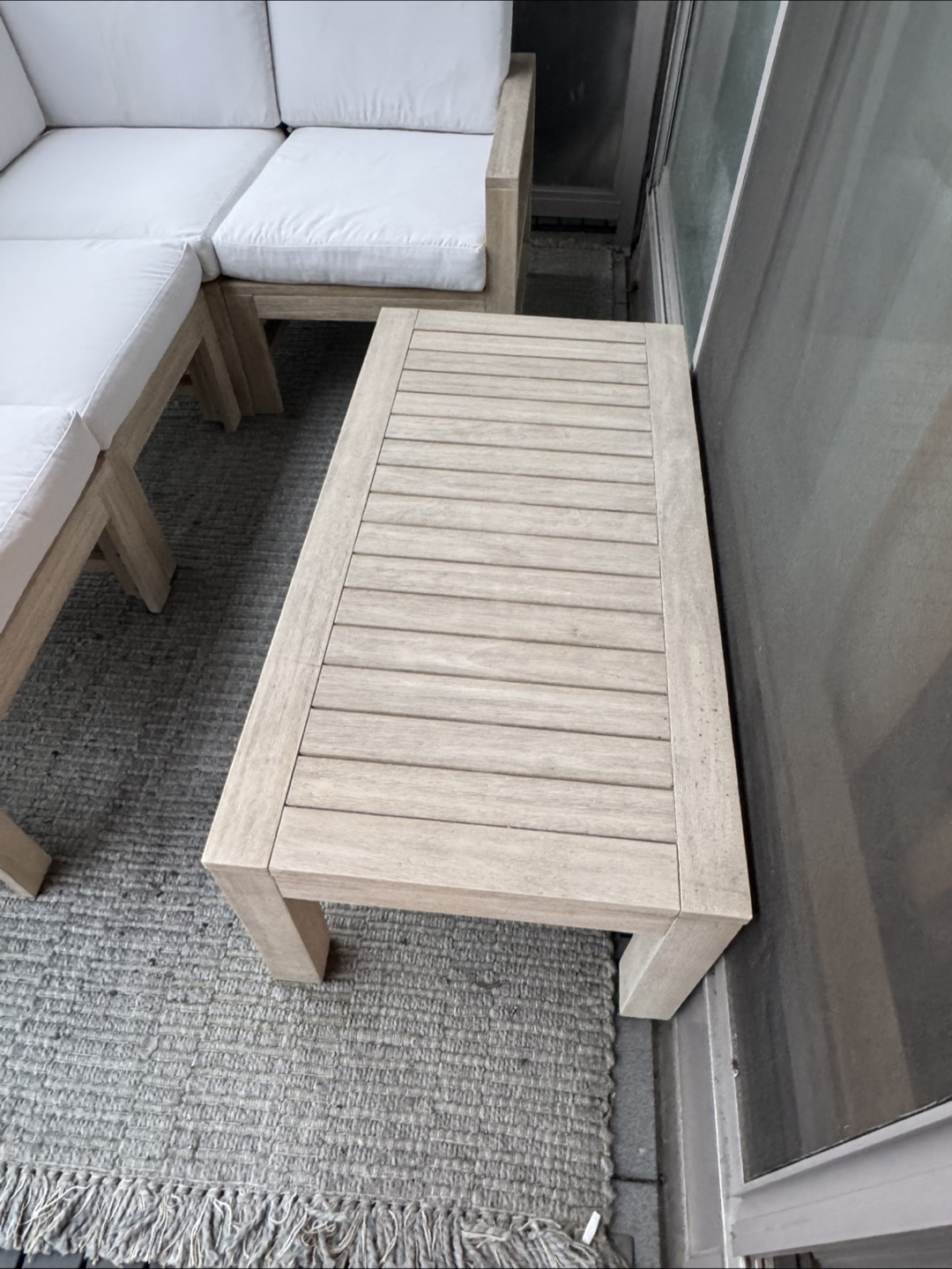 Outdoor Patio Sectional Sofa Set with Coffee Table - photo 3