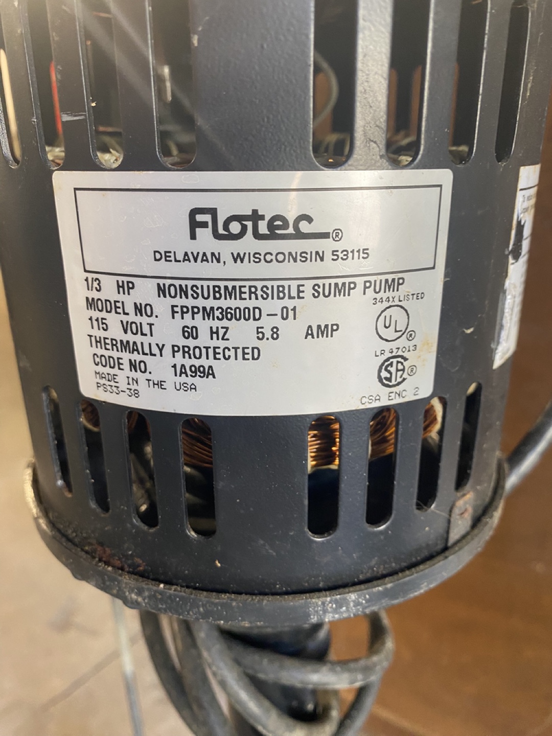 Flotec 1/3 HP Submersible Sump Pump - photo 2