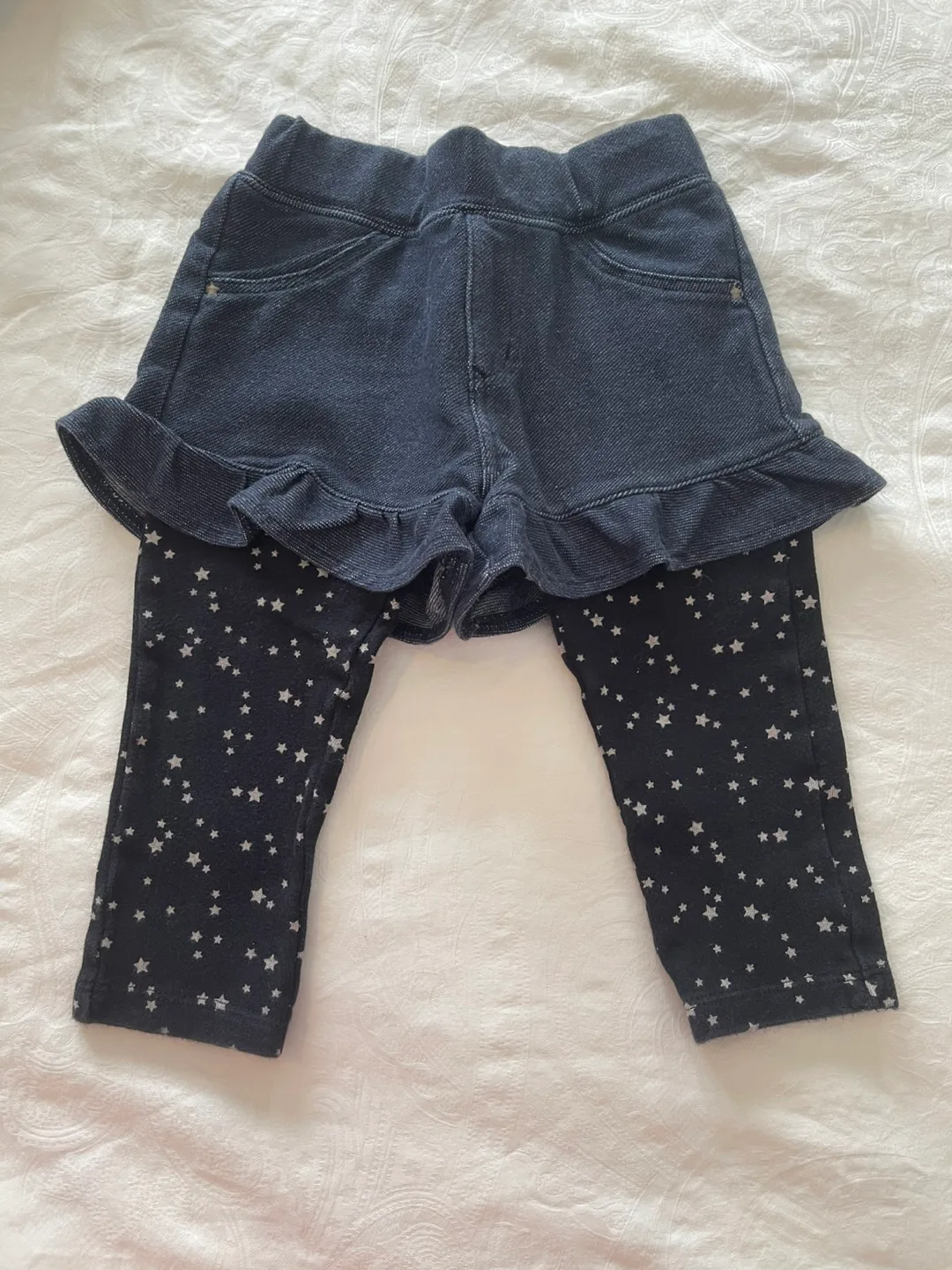 5 pcs Baby Girls Leggings and Jeggings Bundle size 12M image indicator(6)