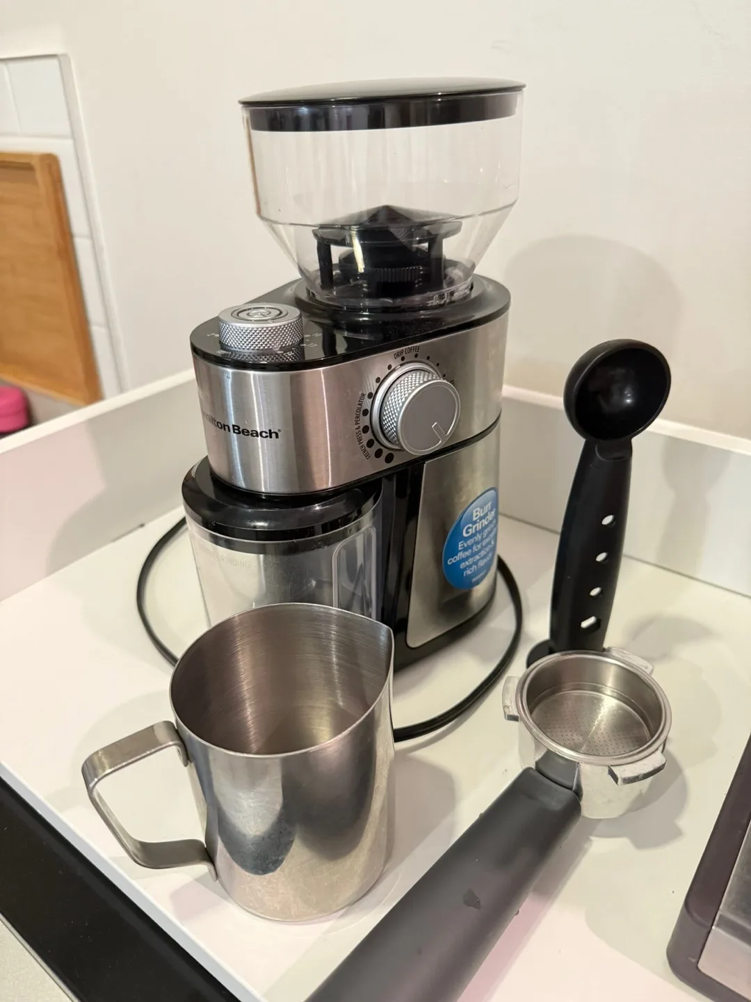 Breville Cafe Roma Espresso Machine with Burr Grinder image indicator(5)