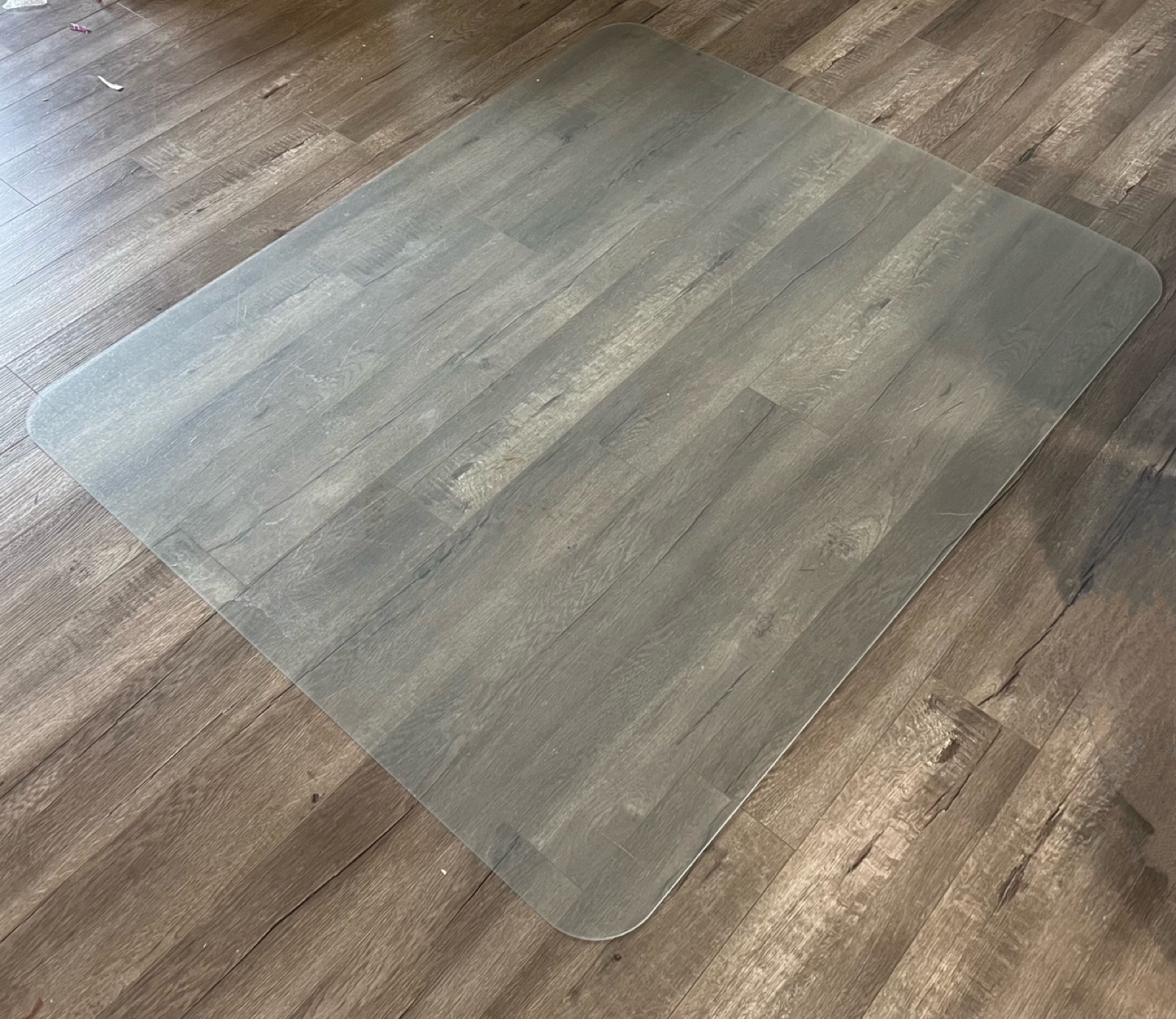 Clear Plastic Floor Mat Protector - photo 2