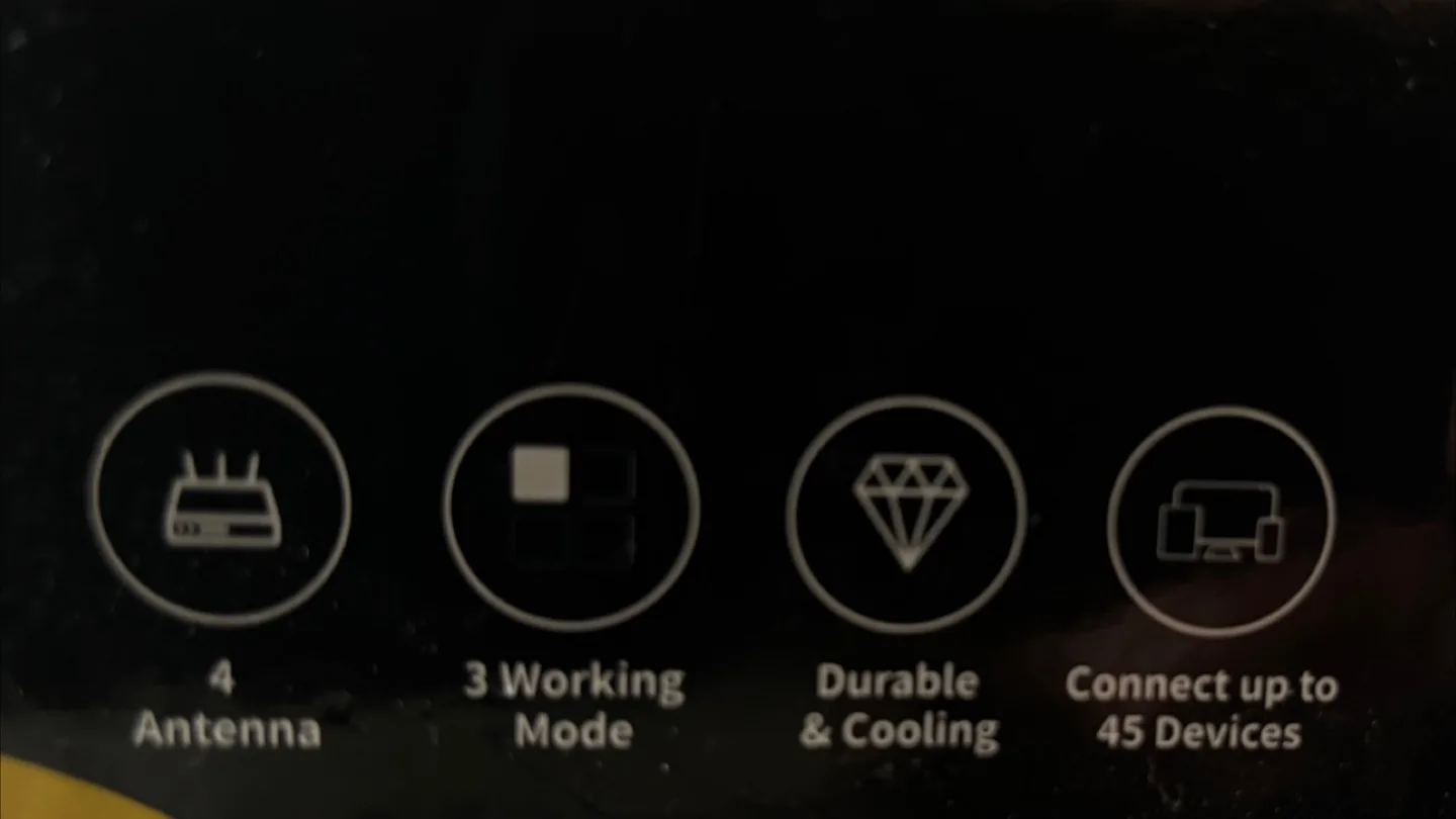 Dual Band Wifi Extender with 4 Antennas image indicator(3)