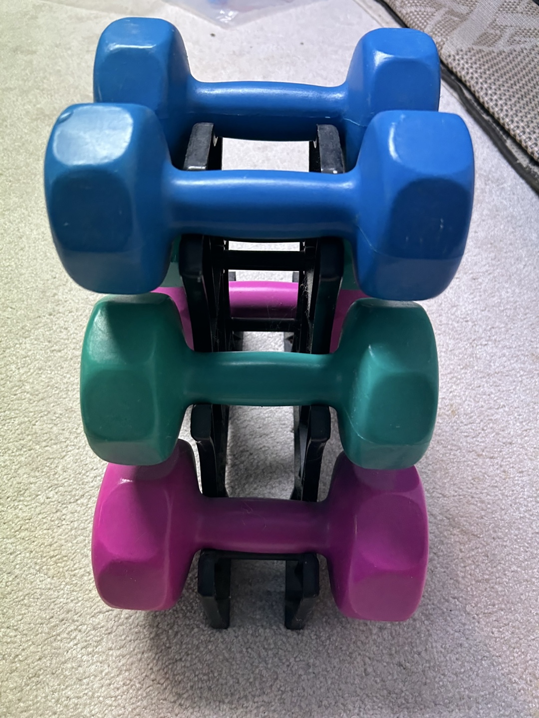 Three sets of Dumbbells with Rack - photo 2