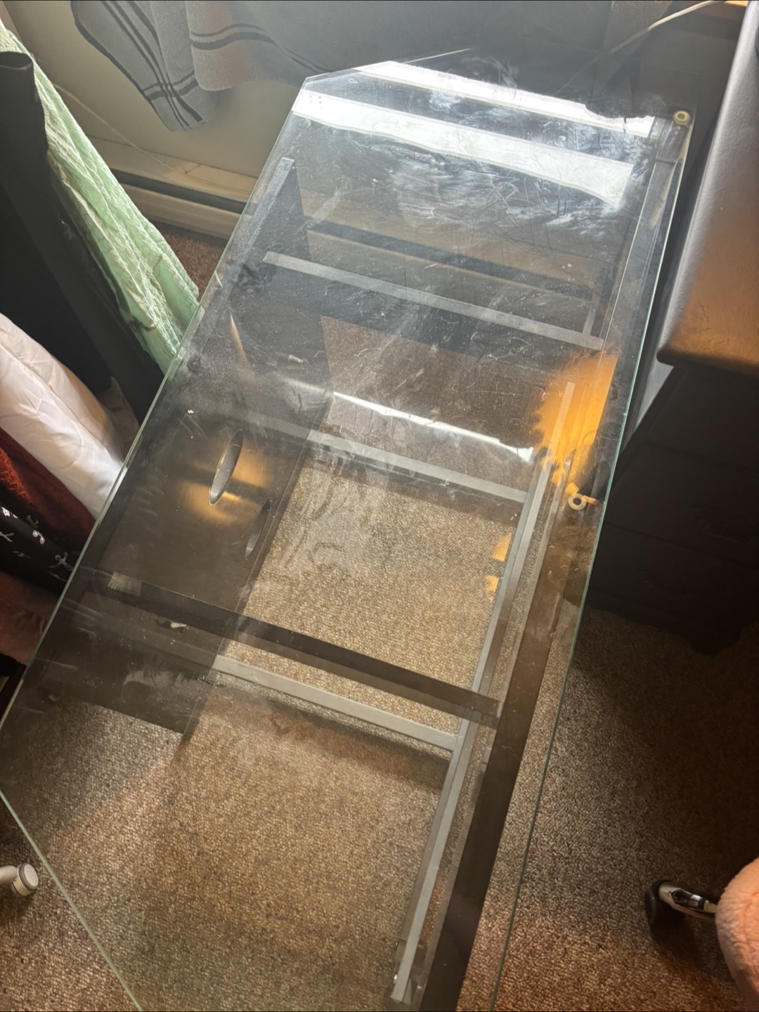 Glass Top TV Stand - photo 3