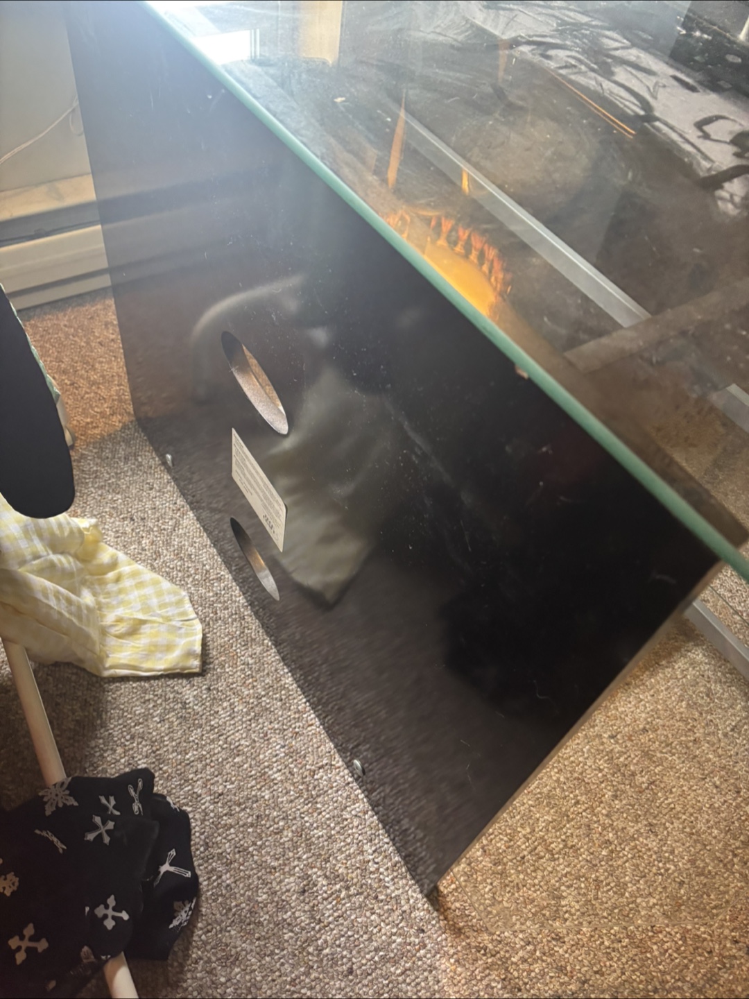 Glass Top TV Stand - photo 4