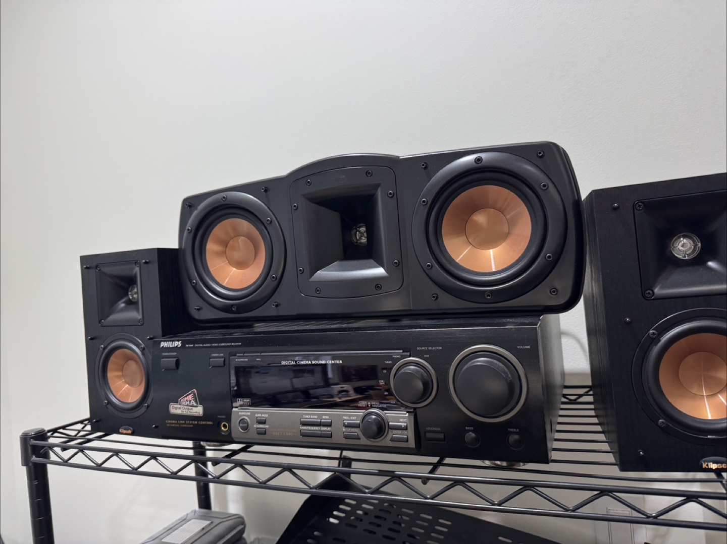 Klipsch Home Theater Speaker System with Philips Receiver - photo 2