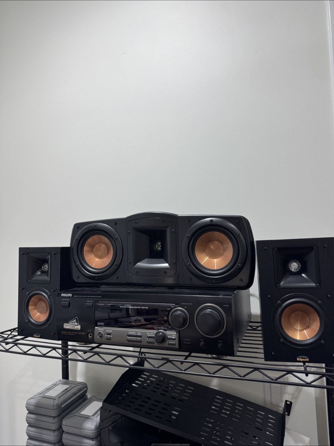 Klipsch Home Theater Speaker System with Philips Receiver
