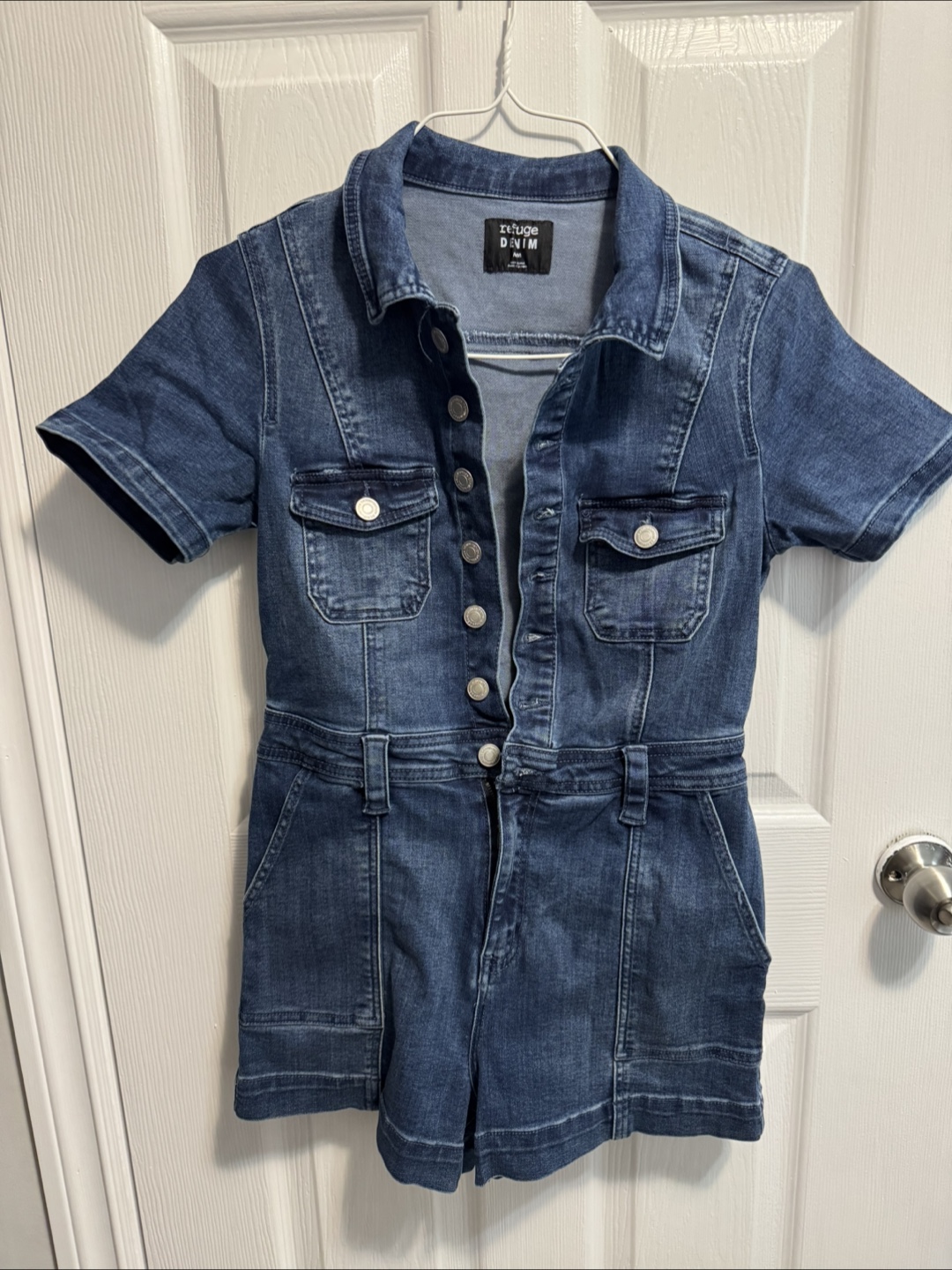 Refuge Denim Romper