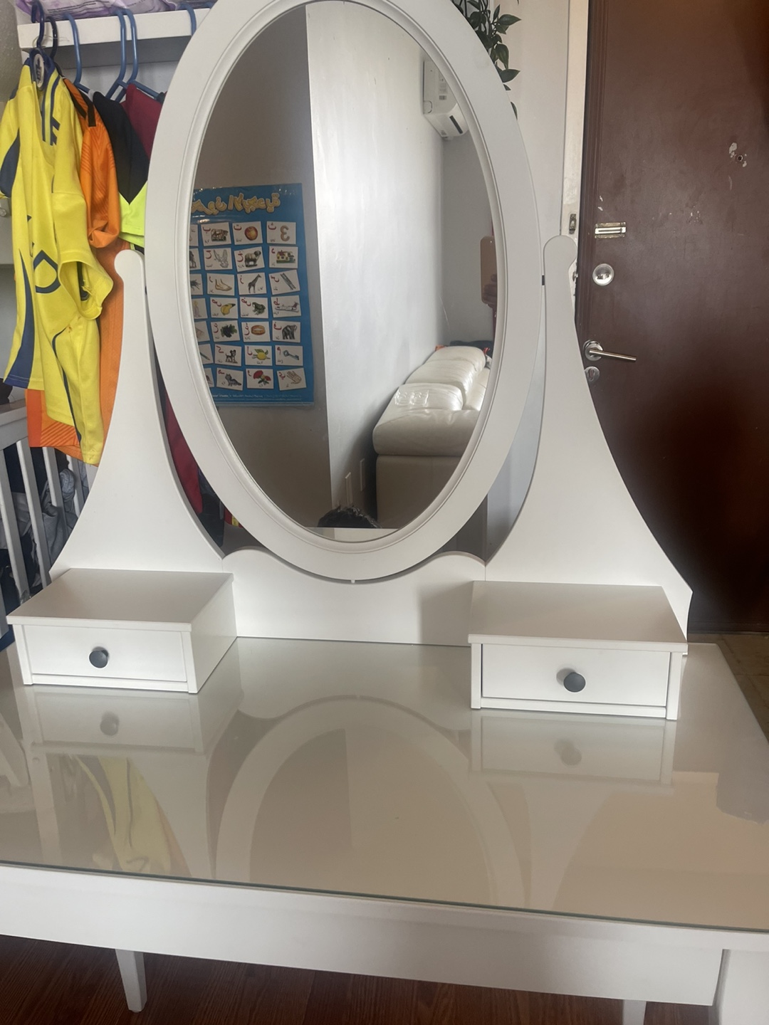 IKEA HEMNES Dressing Table with Mirror - photo 3