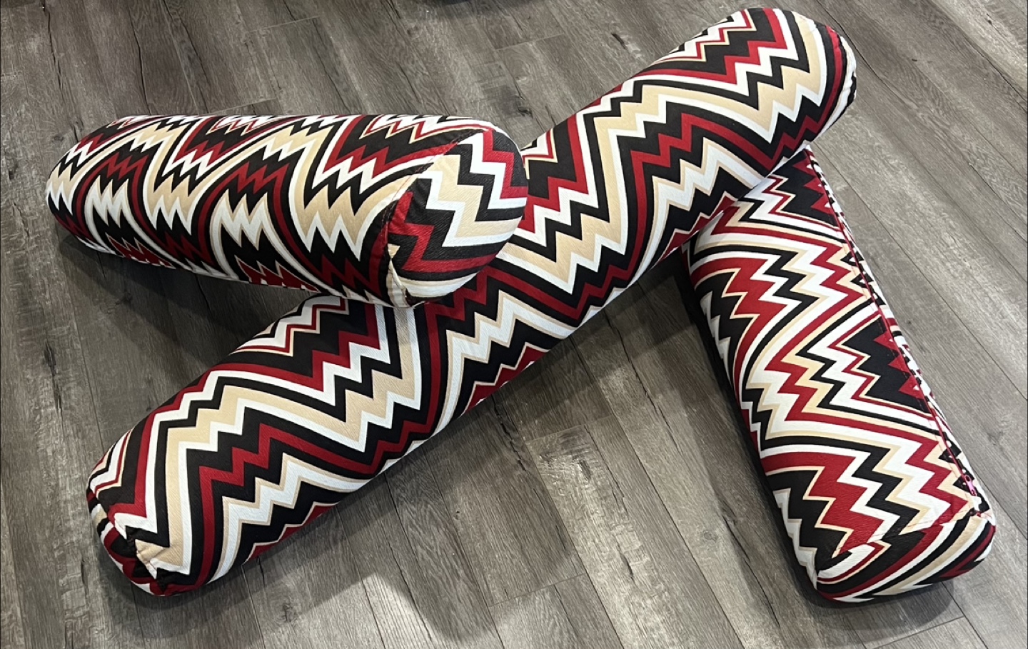 Three Decorative Bolster Pillows - photo 2