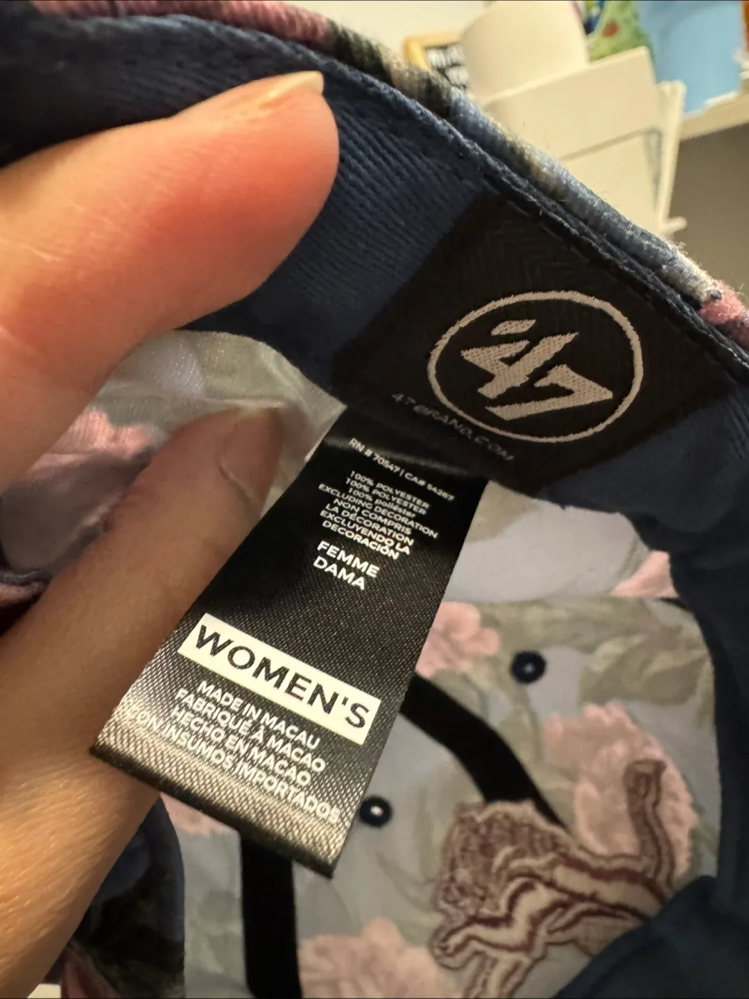 47 Brand Women's Floral Detroit Lions Hat image indicator(2)