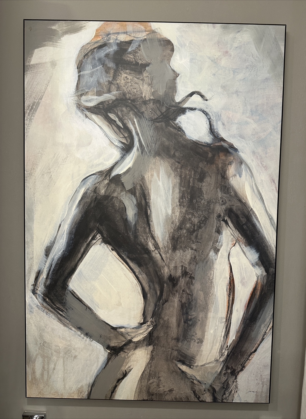 Large Abstract Figure Painting